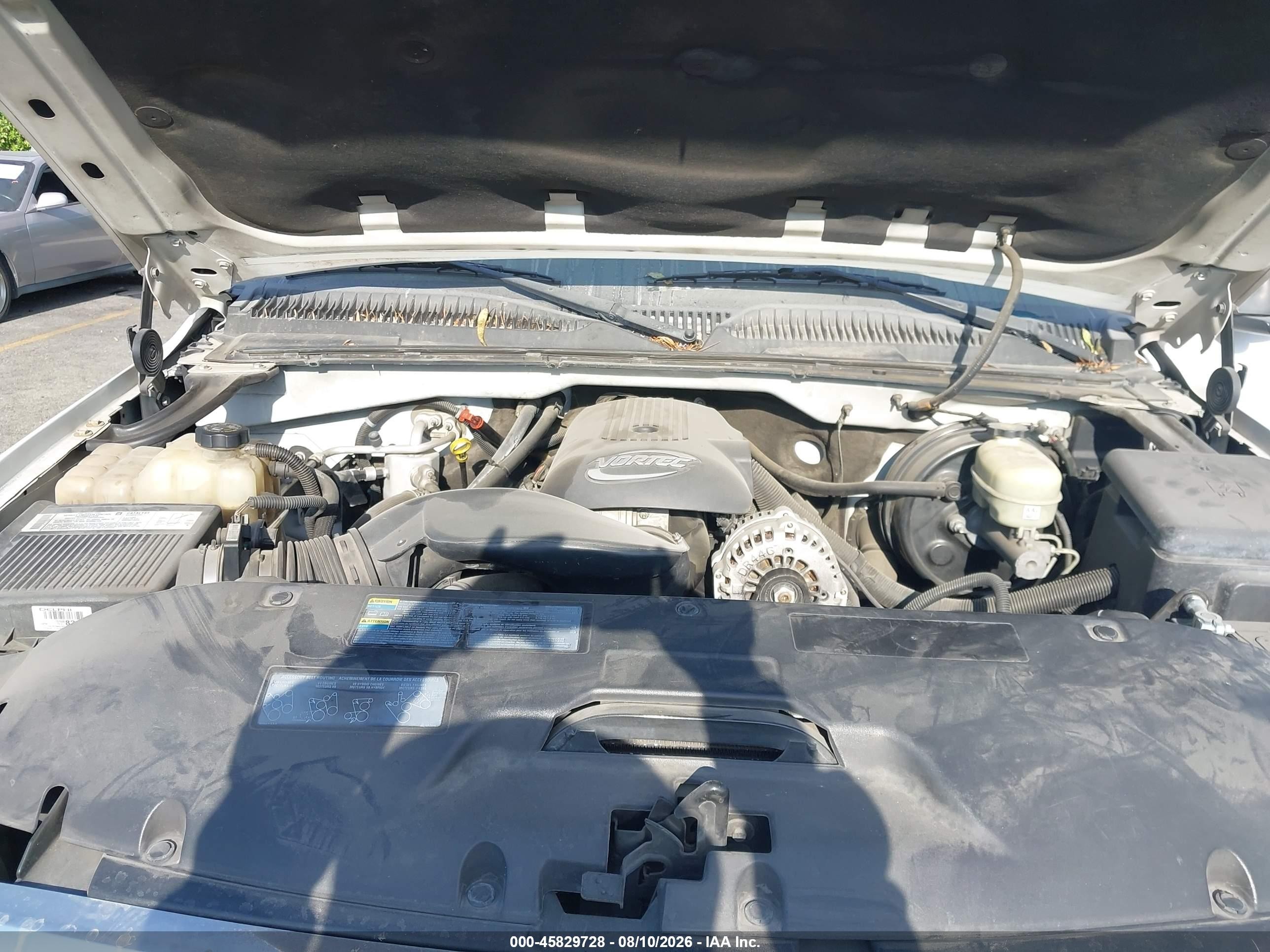 2005 Gmc Sierra 1500 Sle White vin: 2GTEC13T351110500