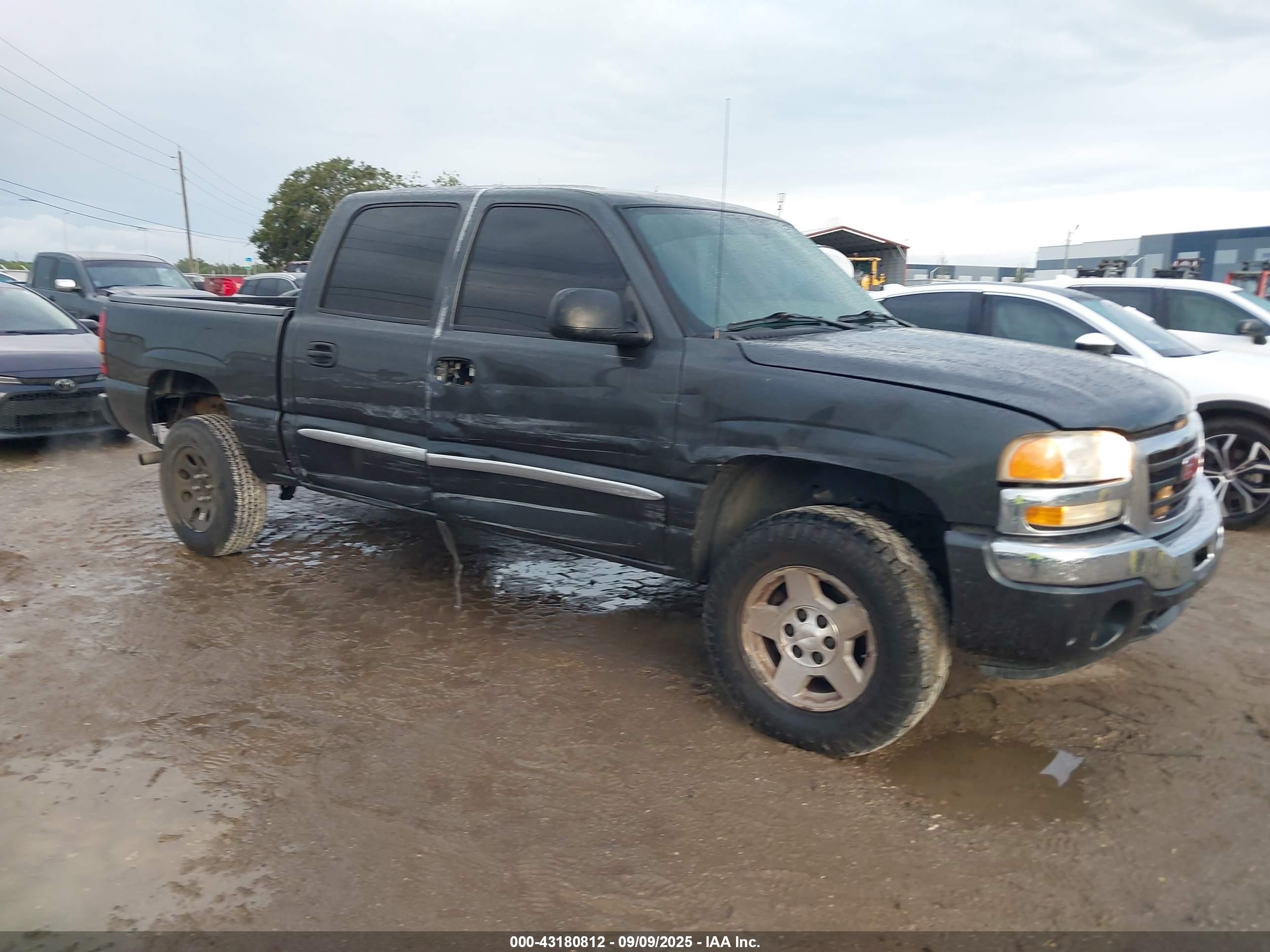 2005 Gmc Sierra 1500 Sle Gray vin: 2GTEC13T351370444