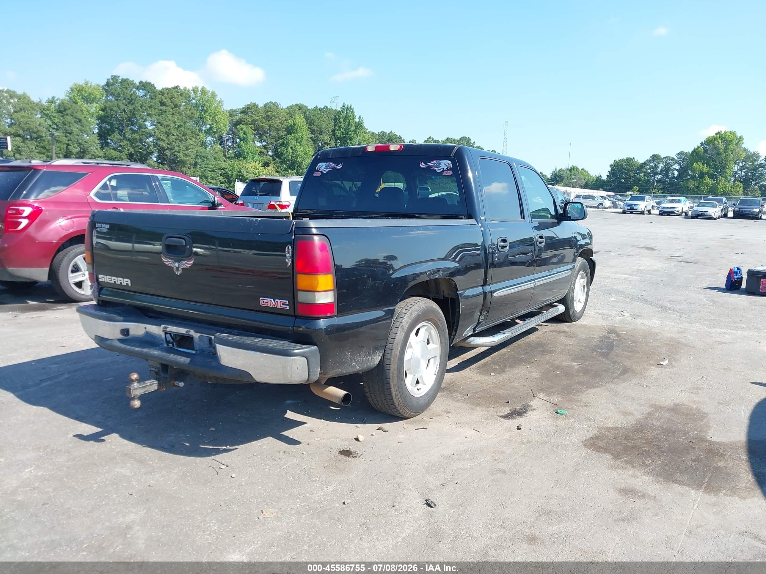 2005 Gmc Sierra 1500 Slt Black vin: 2GTEC13T451138676
