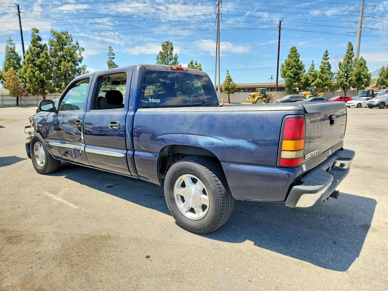 2005 Gmc New Sierra C1500 Blue vin: 2GTEC13T451167224