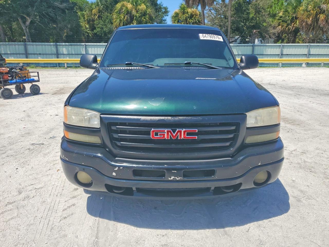 2005 Gmc New Sierra C1500 Green vin: 2GTEC13T451221511