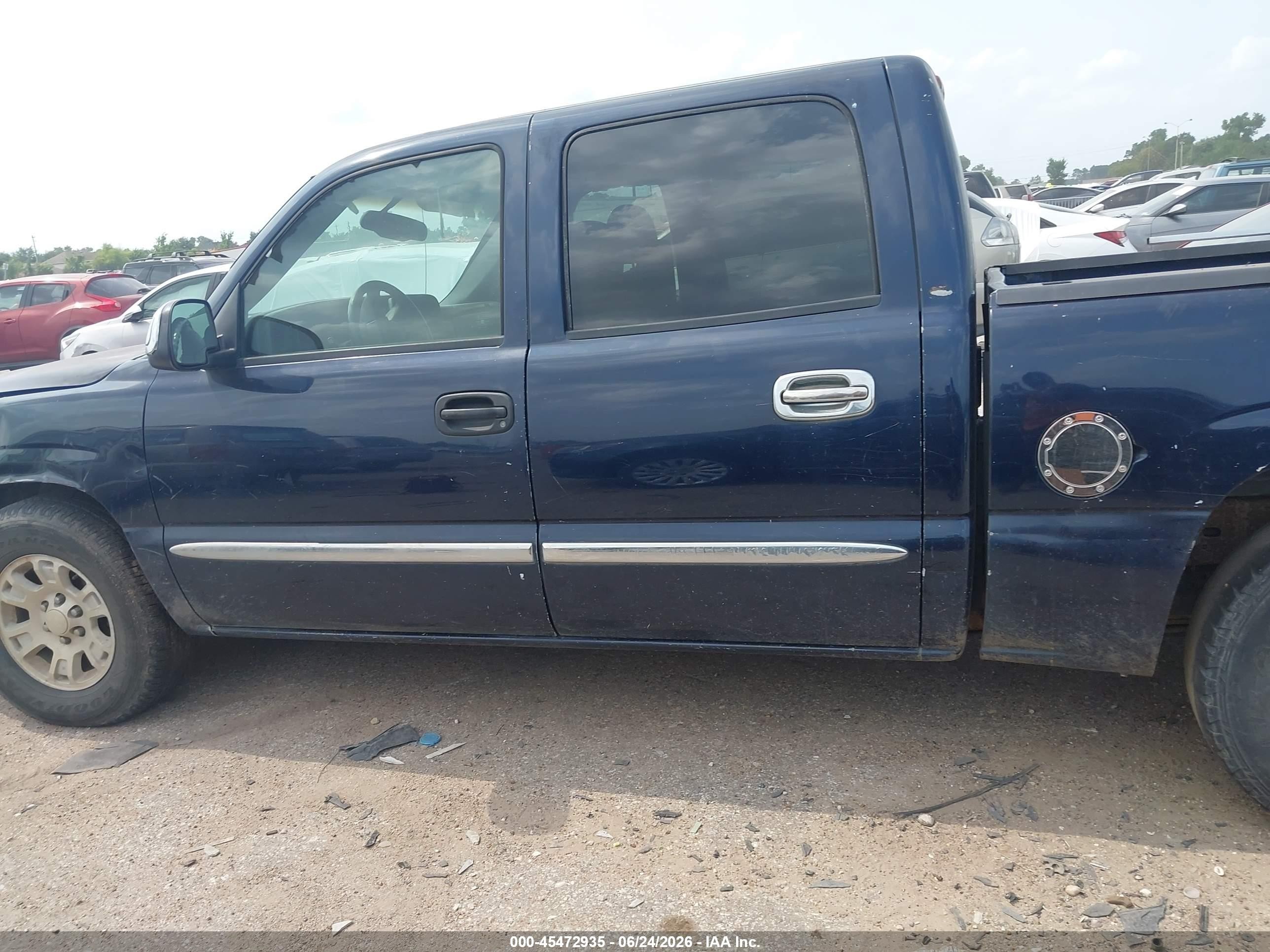 2005 Gmc Sierra 1500 Sle Blue vin: 2GTEC13T551161805