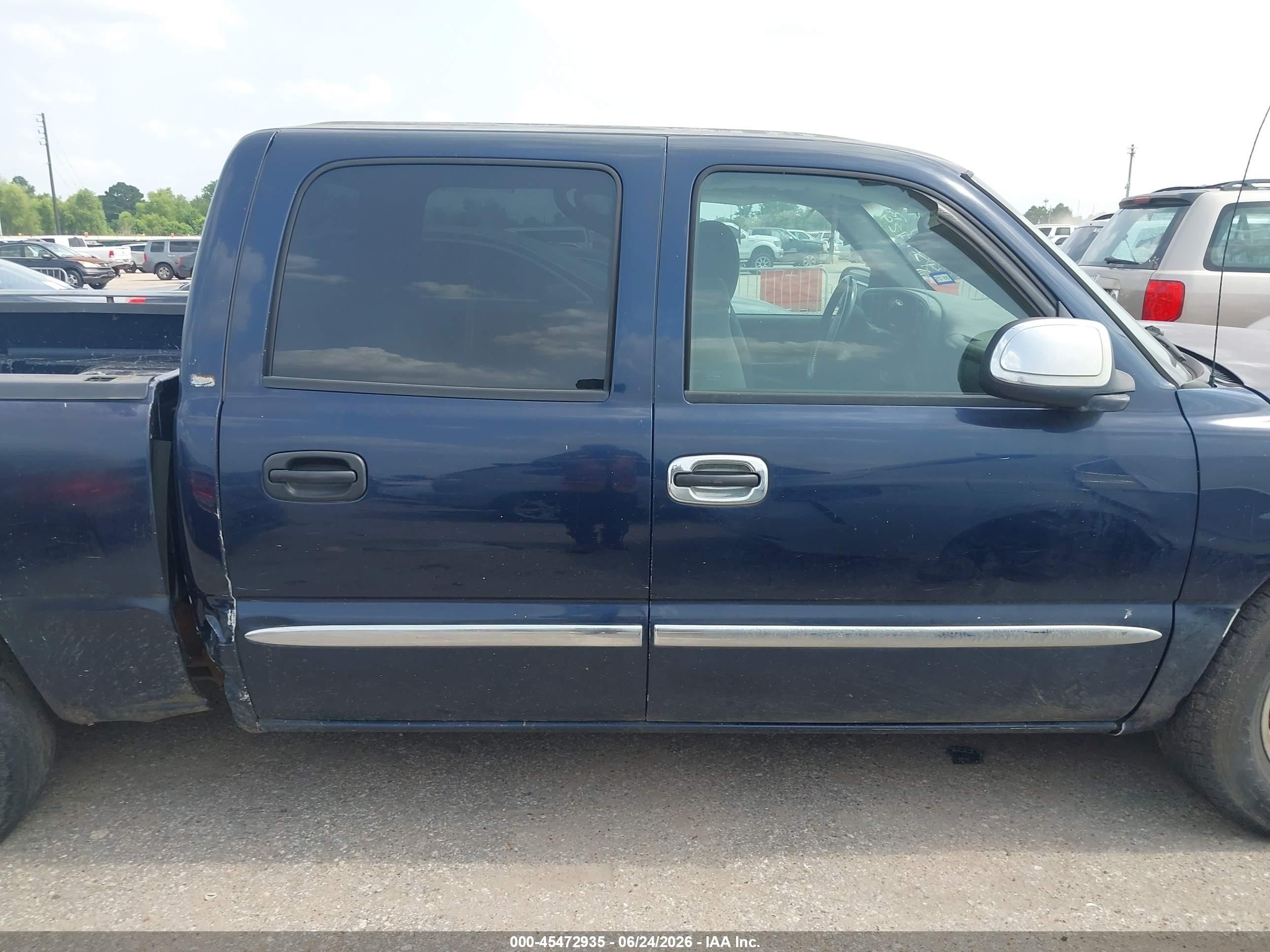 2005 Gmc Sierra 1500 Sle Blue vin: 2GTEC13T551161805