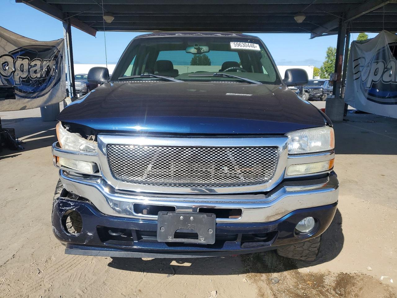 2005 Gmc New Sierra C1500 Blue vin: 2GTEC13T551236857