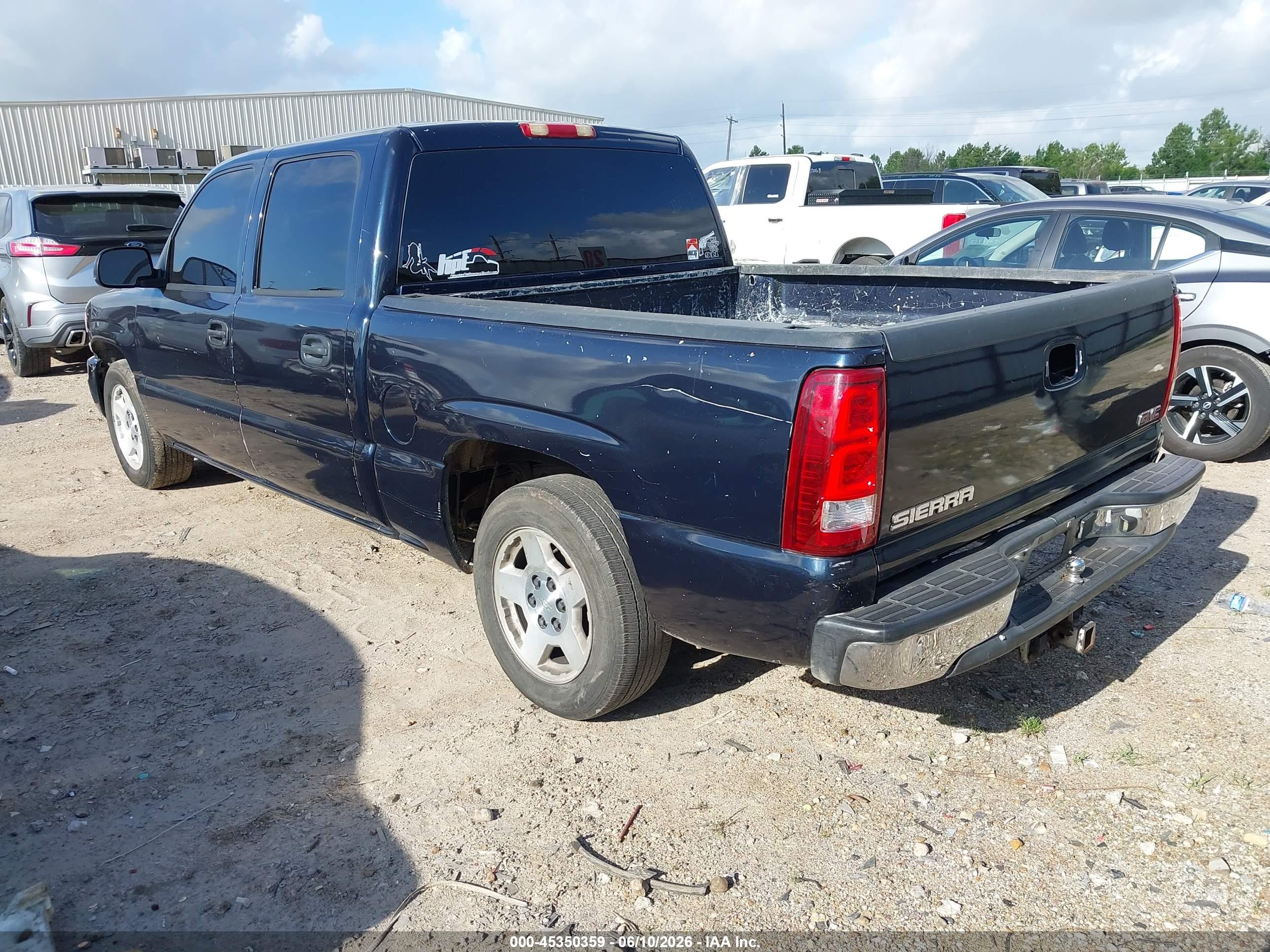 2005 Gmc Sierra 1500 Sle Blue vin: 2GTEC13T551392963