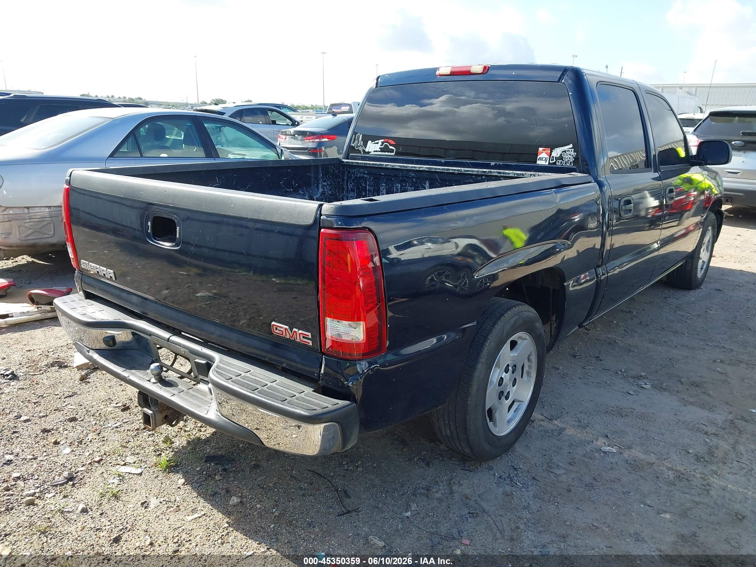 2005 Gmc Sierra 1500 Sle Blue vin: 2GTEC13T551392963