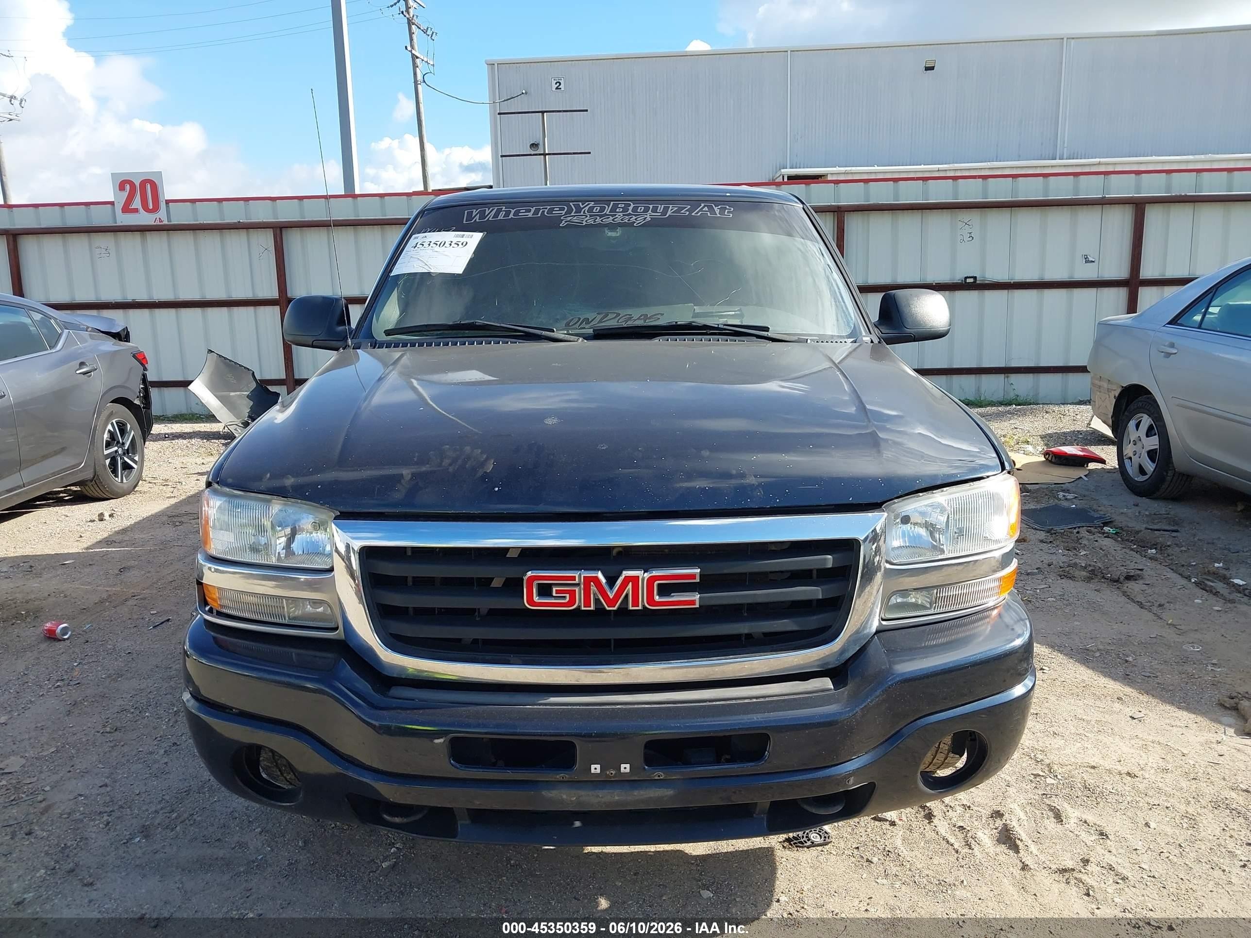 2005 Gmc Sierra 1500 Sle Blue vin: 2GTEC13T551392963