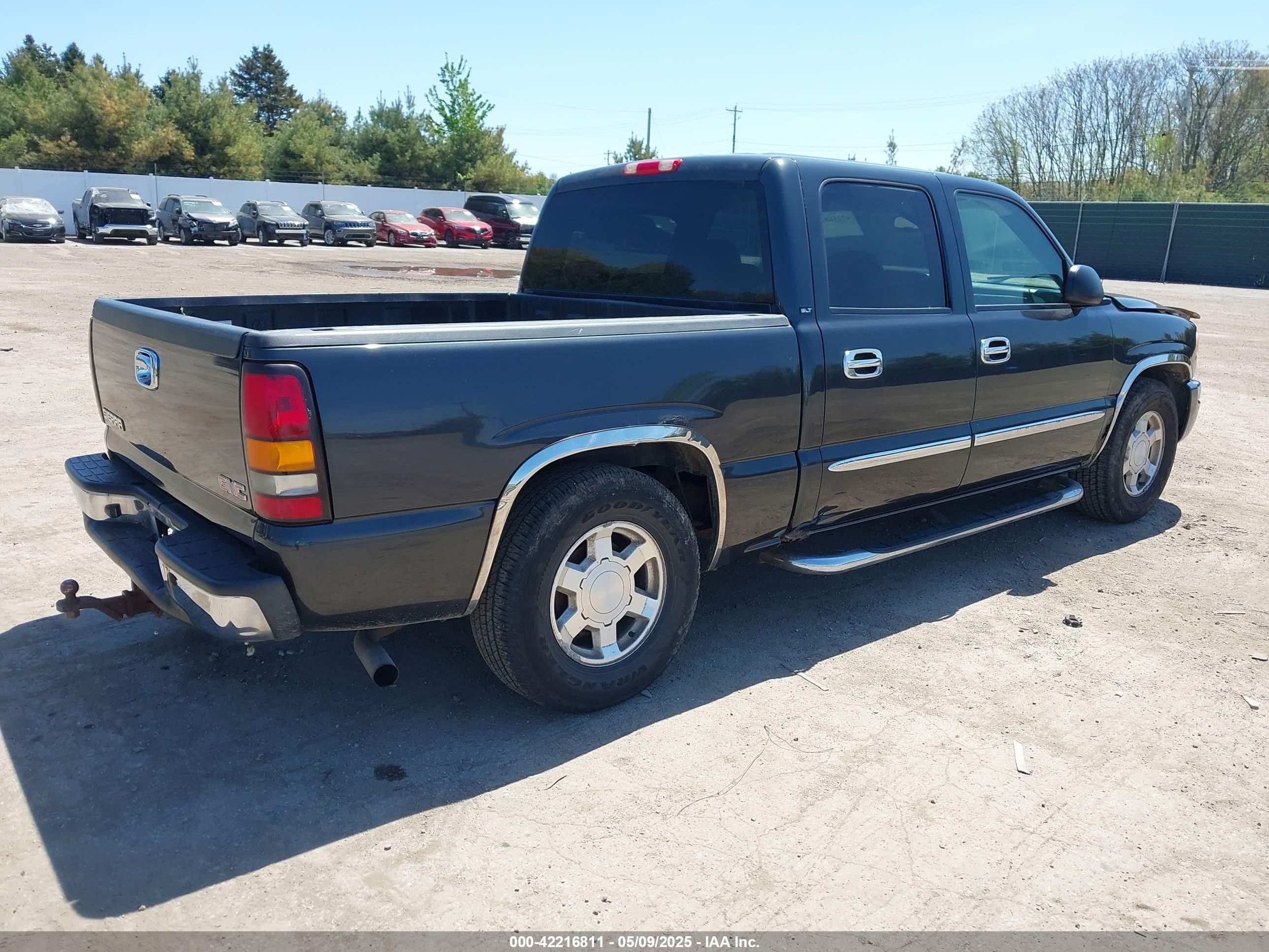 2005 Gmc Sierra 1500 Sle Gray vin: 2GTEC13T651208887