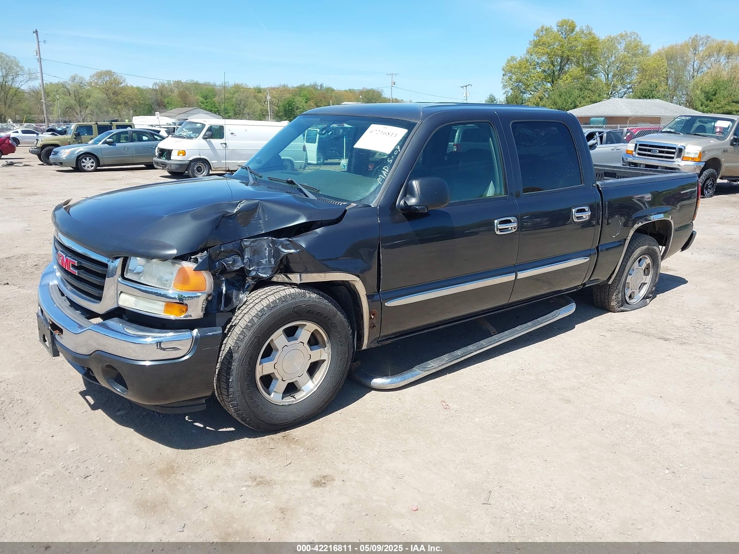 2005 Gmc Sierra 1500 Sle Gray vin: 2GTEC13T651208887