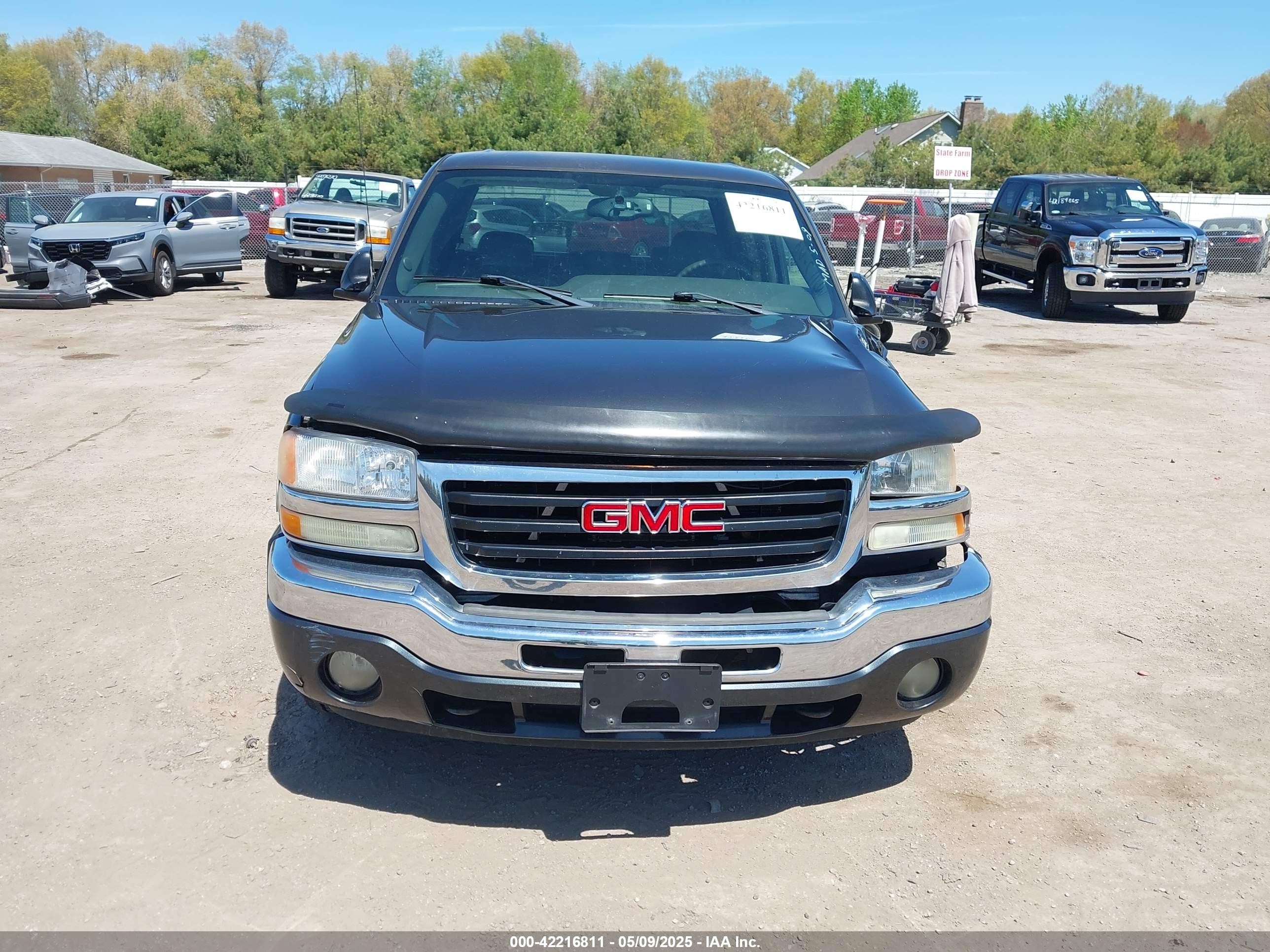 2005 Gmc Sierra 1500 Sle Gray vin: 2GTEC13T651208887