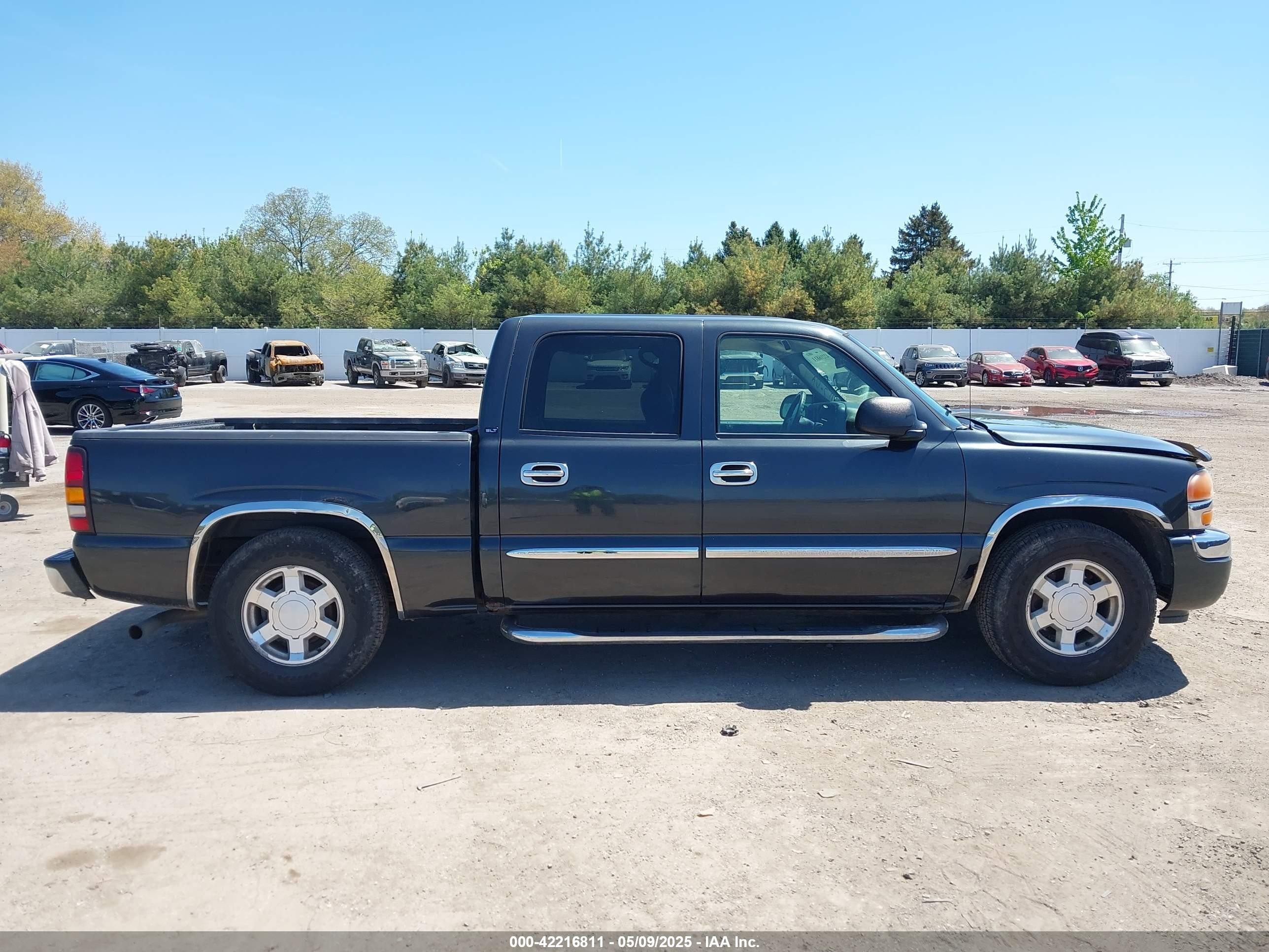 2005 Gmc Sierra 1500 Sle Gray vin: 2GTEC13T651208887