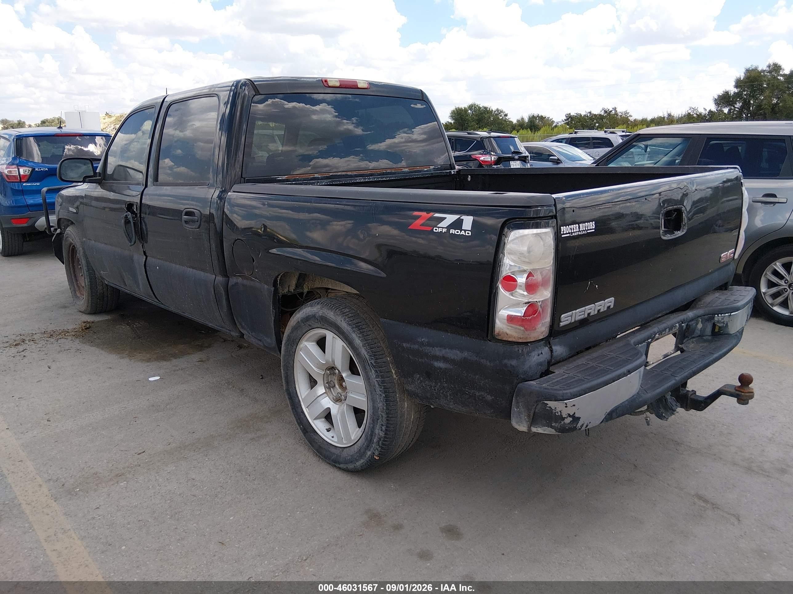 2005 Gmc Sierra 1500 Sle Black vin: 2GTEC13T651324364