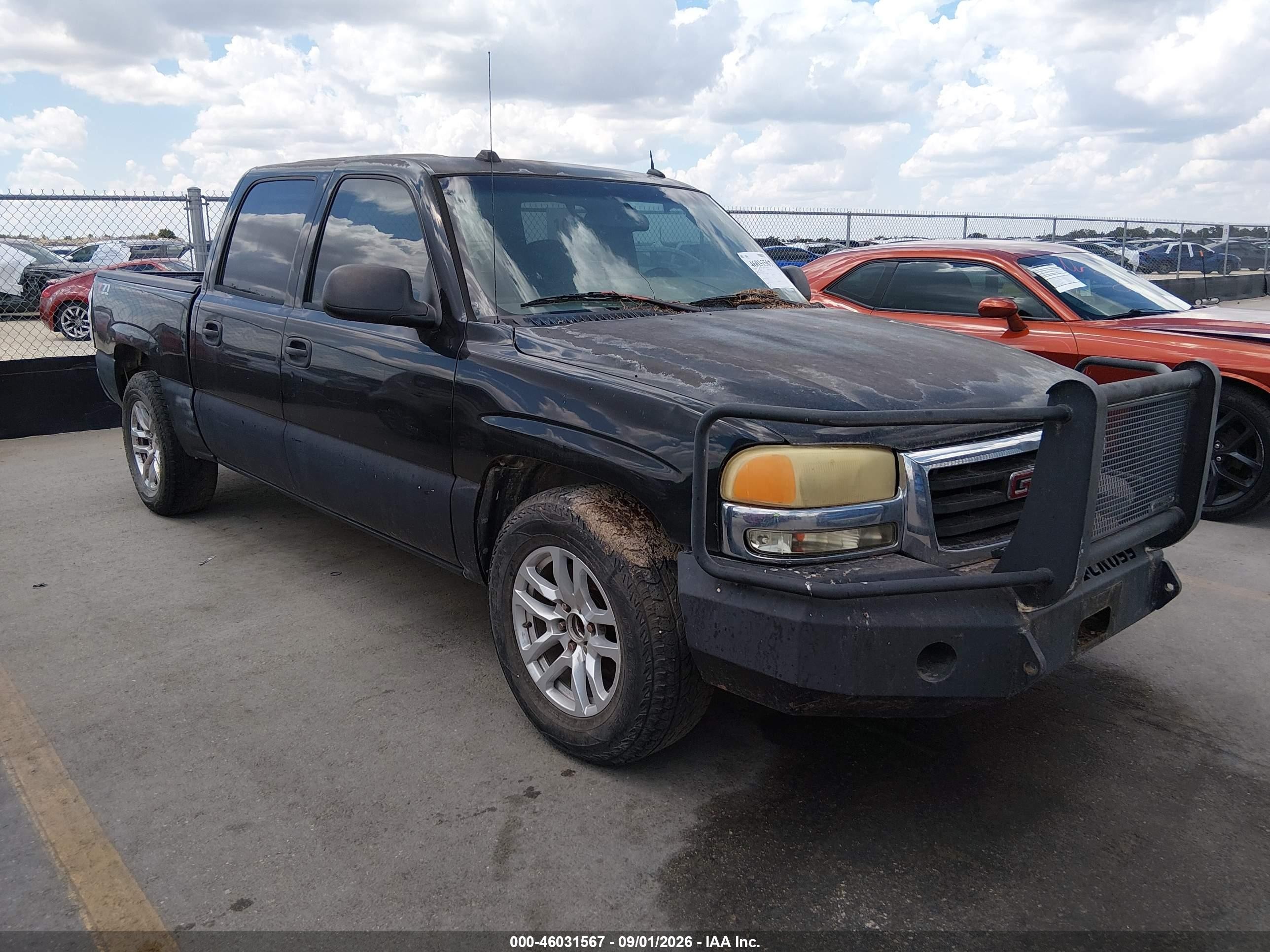 2005 Gmc Sierra 1500 Sle Black vin: 2GTEC13T651324364