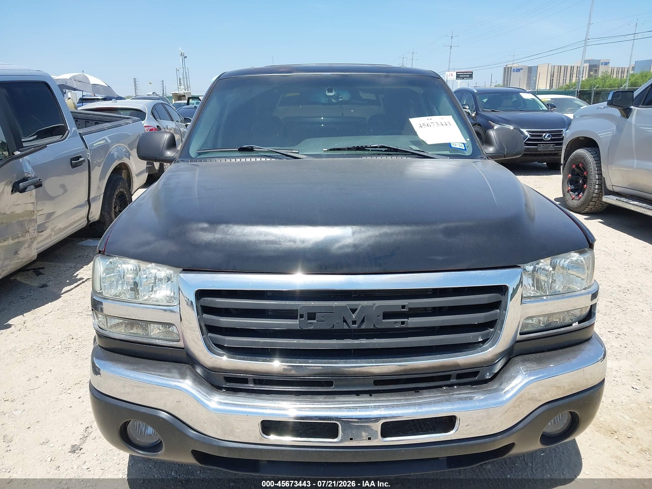 2005 Gmc Sierra 1500 Sle Black vin: 2GTEC13T751233300