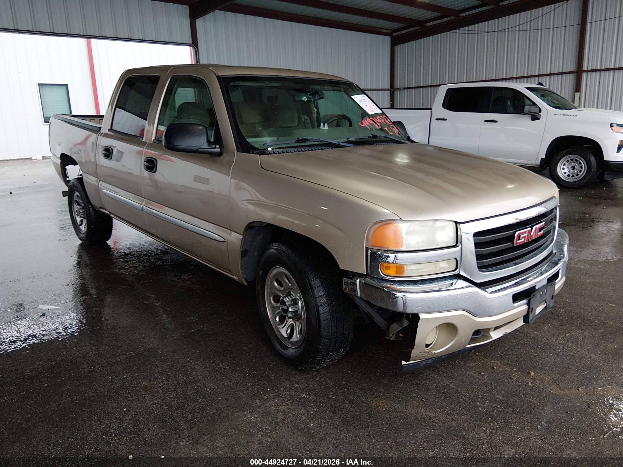2005 Gmc Sierra 1500 Sle Beige vin: 2GTEC13T751315091