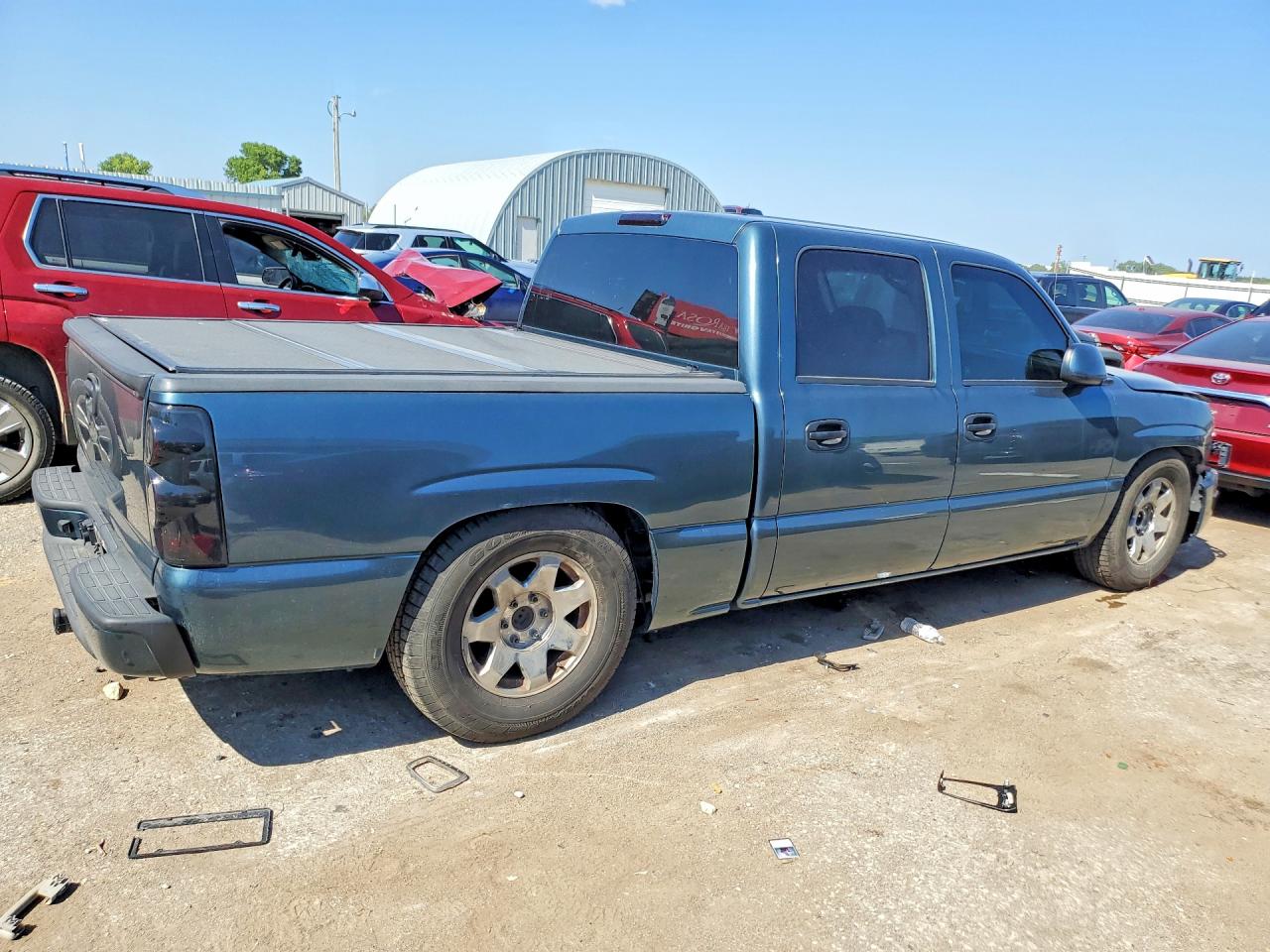 2006 Gmc New Sierra C1500 Gray vin: 2GTEC13T761227031
