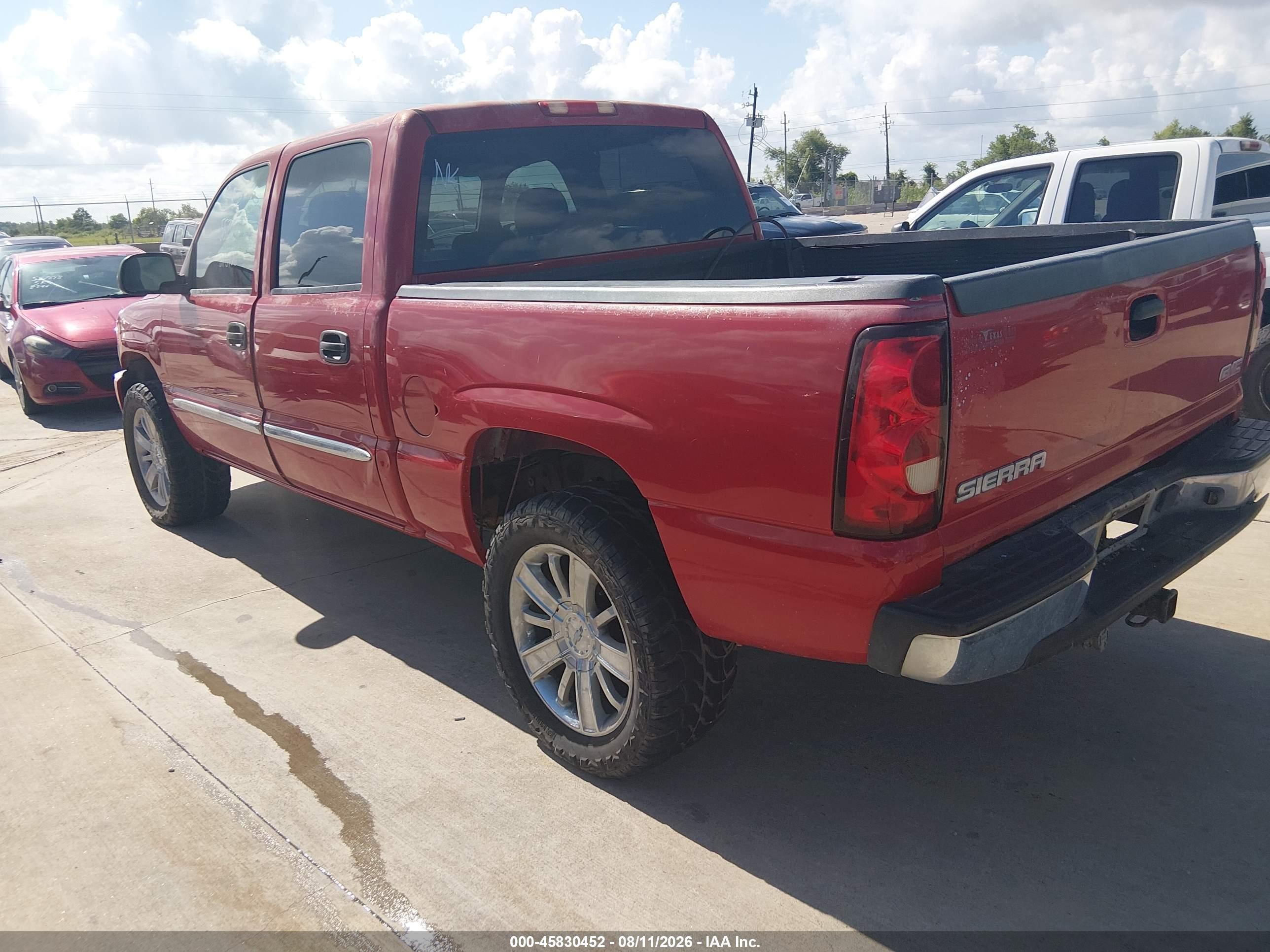 2005 Gmc Sierra 1500 Sle Красный vin: 2GTEC13T851162978