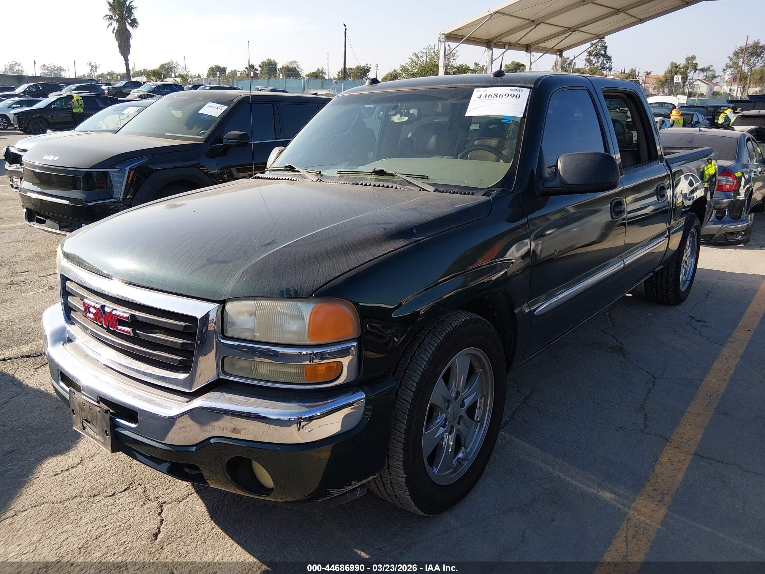 2005 Gmc Sierra 1500 Slt Green vin: 2GTEC13T851296258