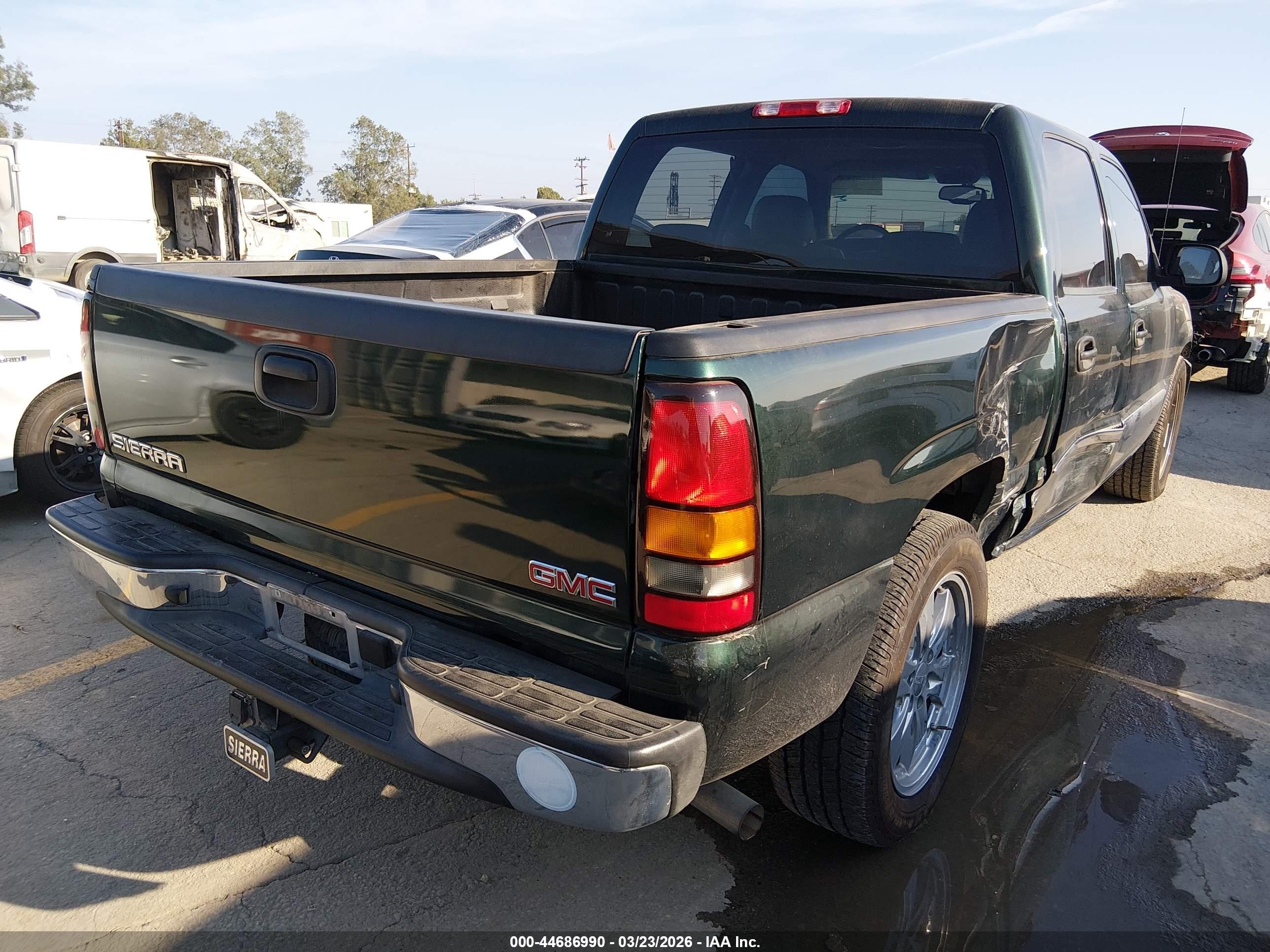 2005 Gmc Sierra 1500 Slt Green vin: 2GTEC13T851296258