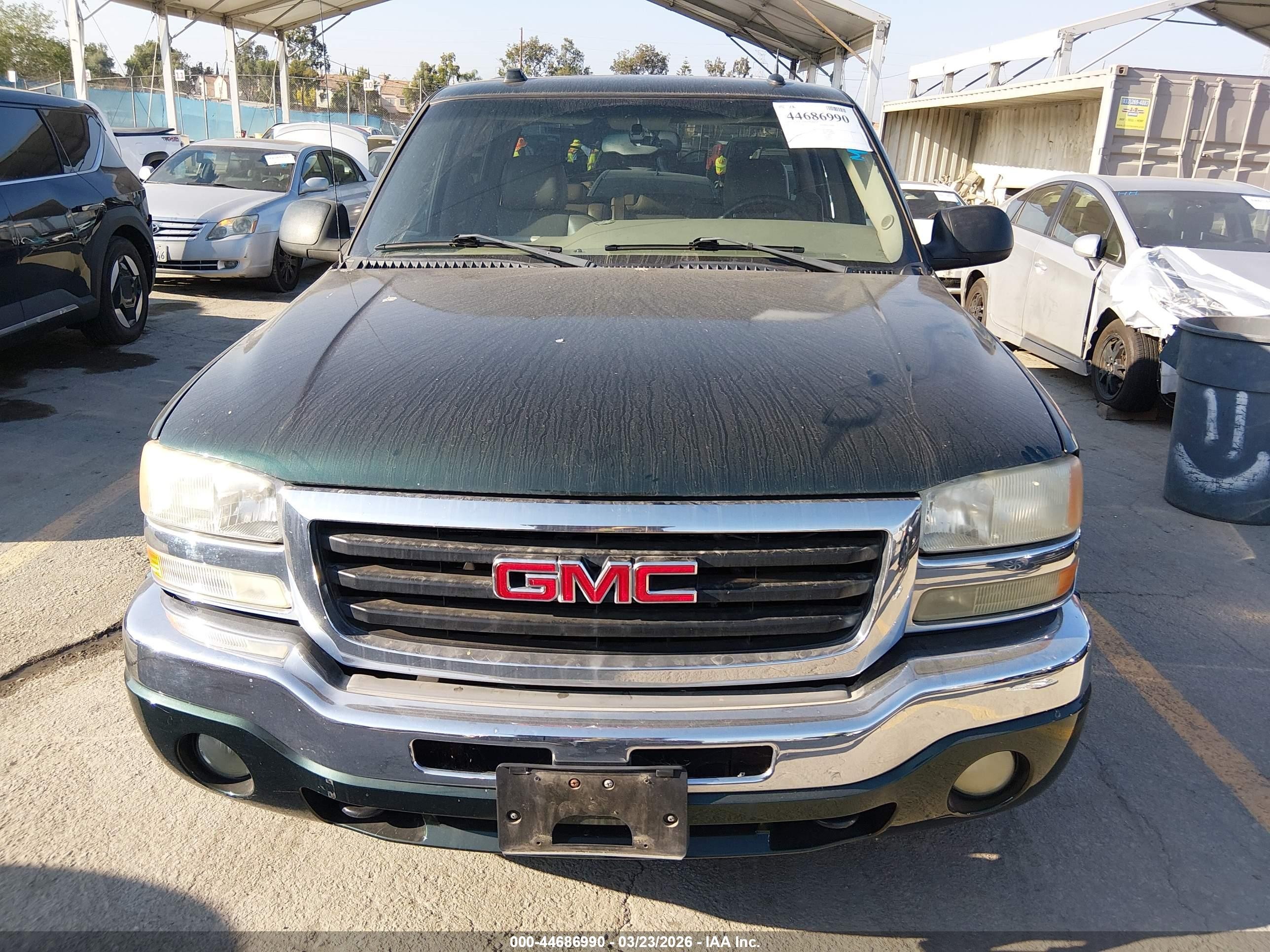 2005 Gmc Sierra 1500 Slt Green vin: 2GTEC13T851296258