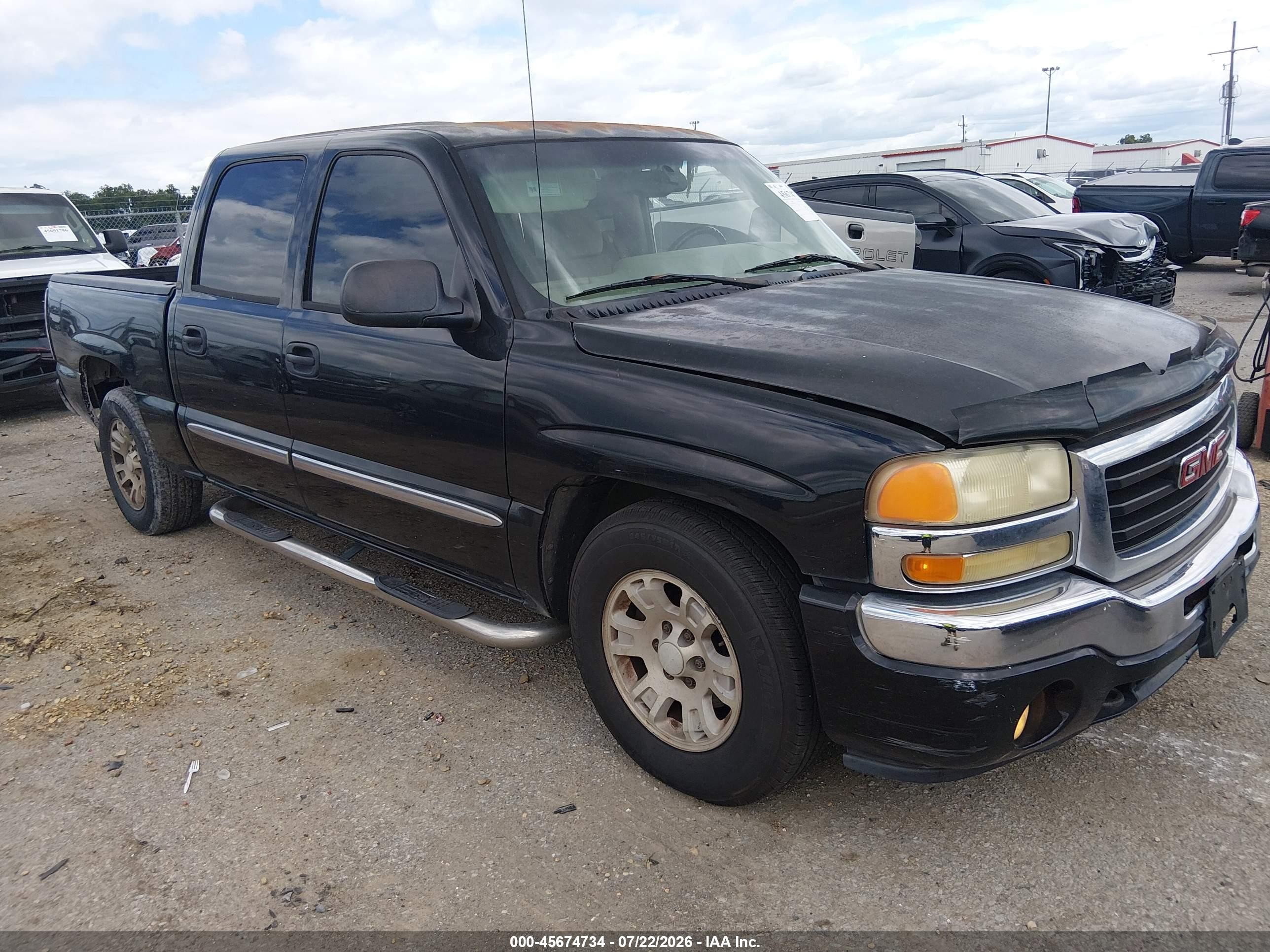 2005 Gmc Sierra 1500 Sle Black vin: 2GTEC13T851377759