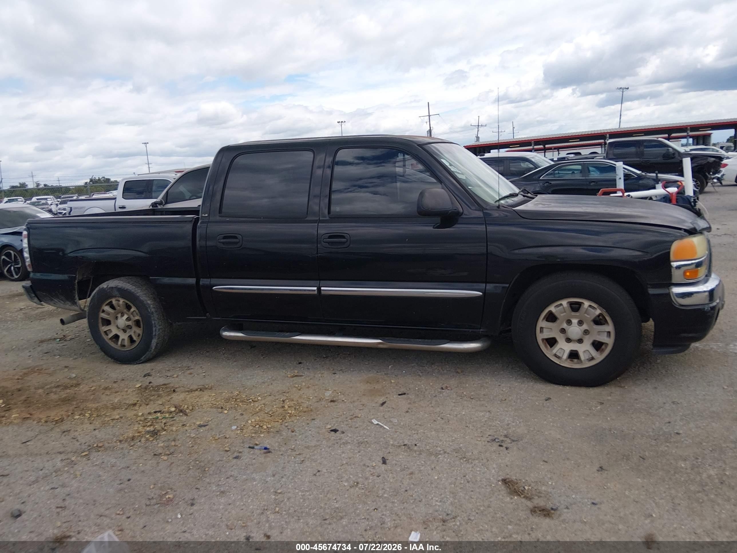 2005 Gmc Sierra 1500 Sle Black vin: 2GTEC13T851377759