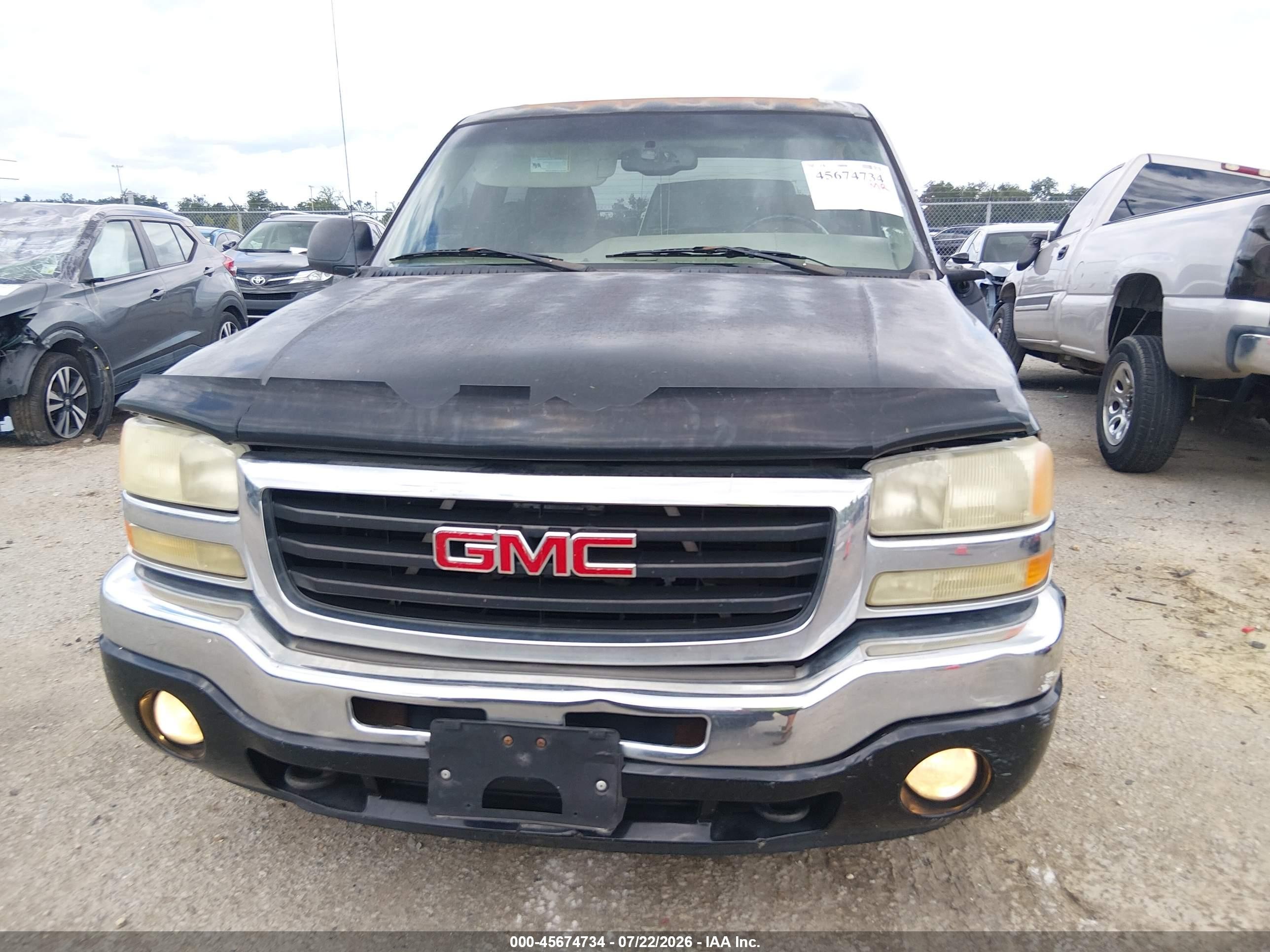 2005 Gmc Sierra 1500 Sle Black vin: 2GTEC13T851377759