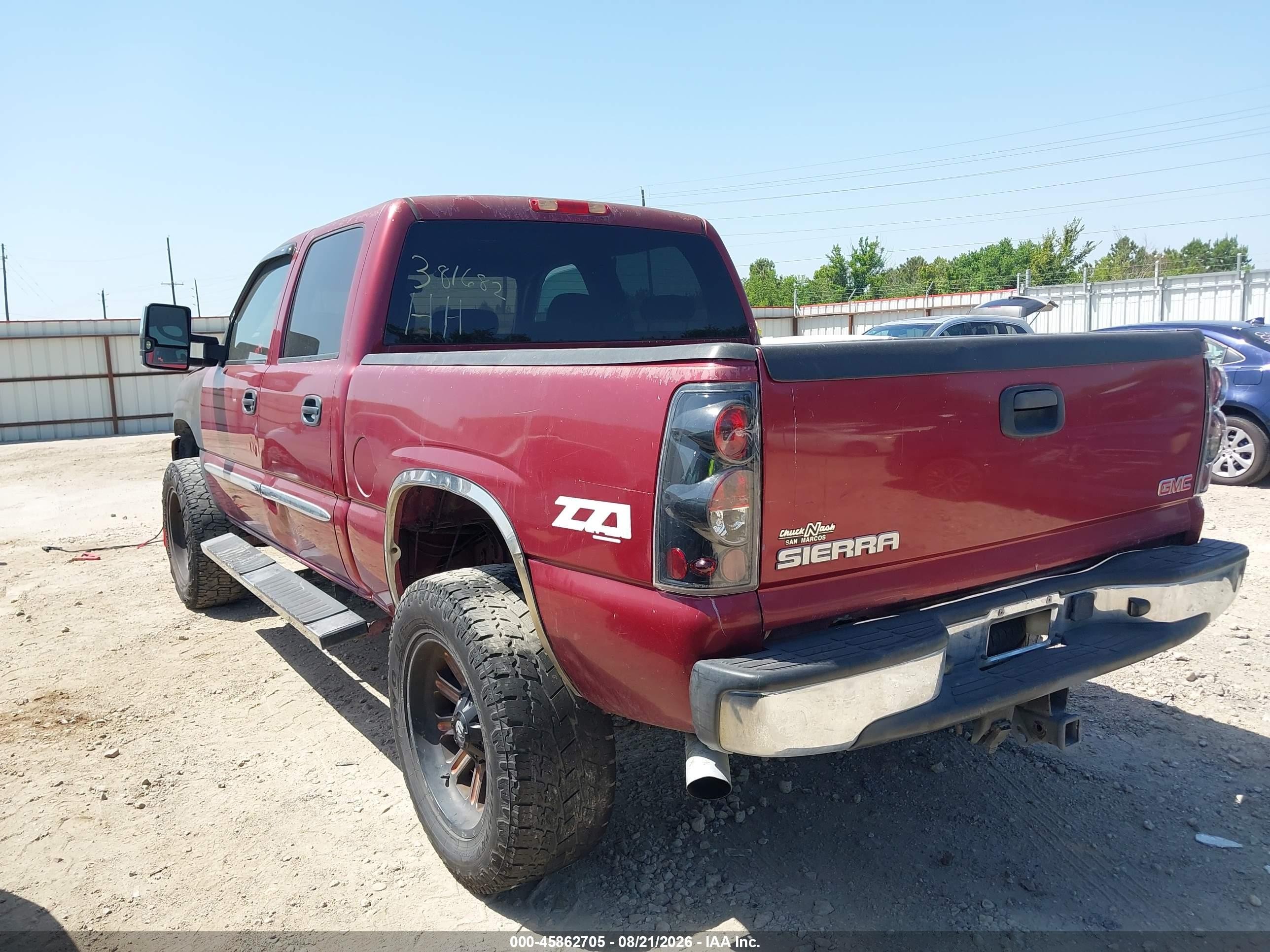 2005 Gmc Sierra 1500 Sle Maroon vin: 2GTEC13T851381682