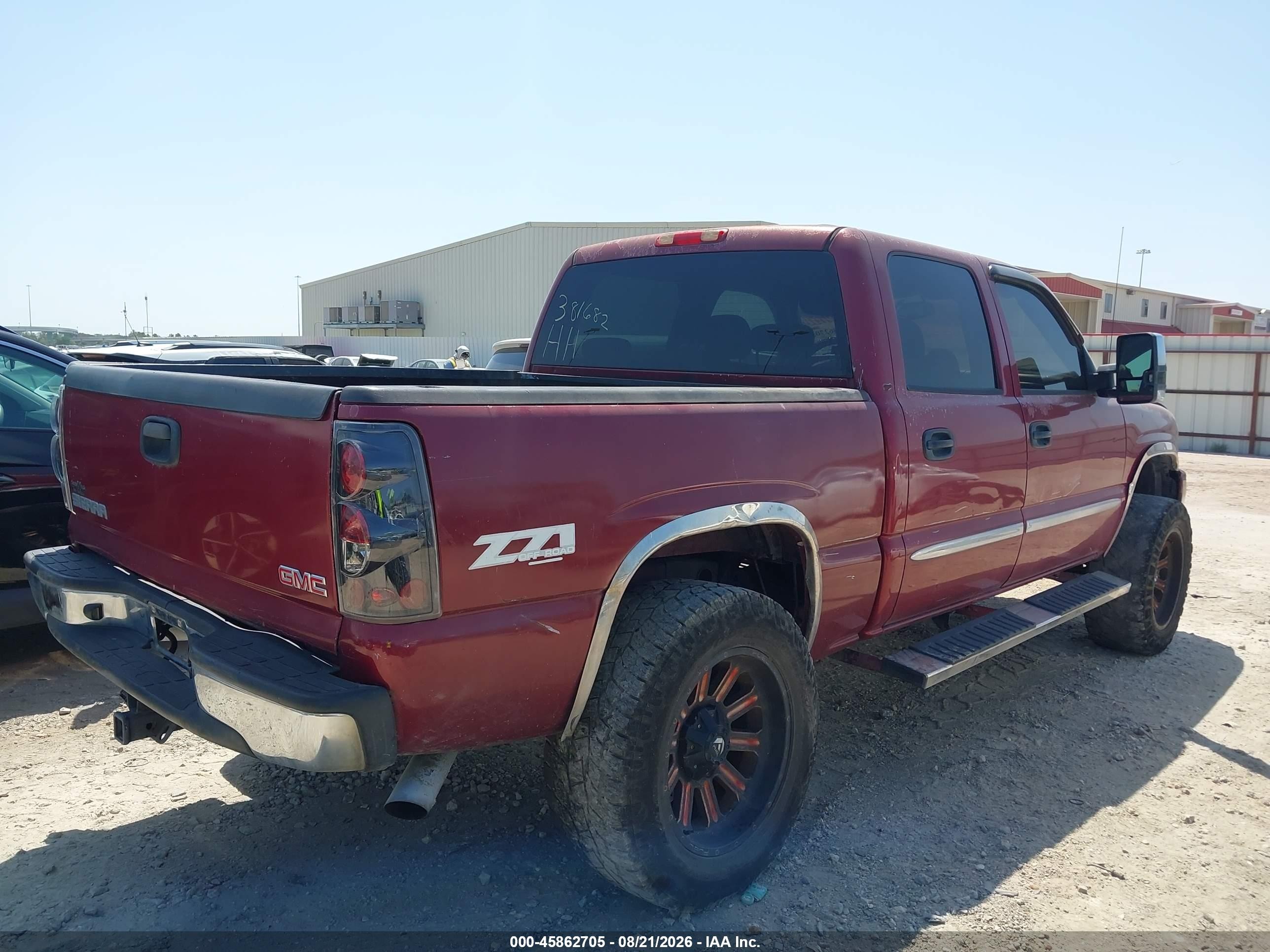 2005 Gmc Sierra 1500 Sle Maroon vin: 2GTEC13T851381682
