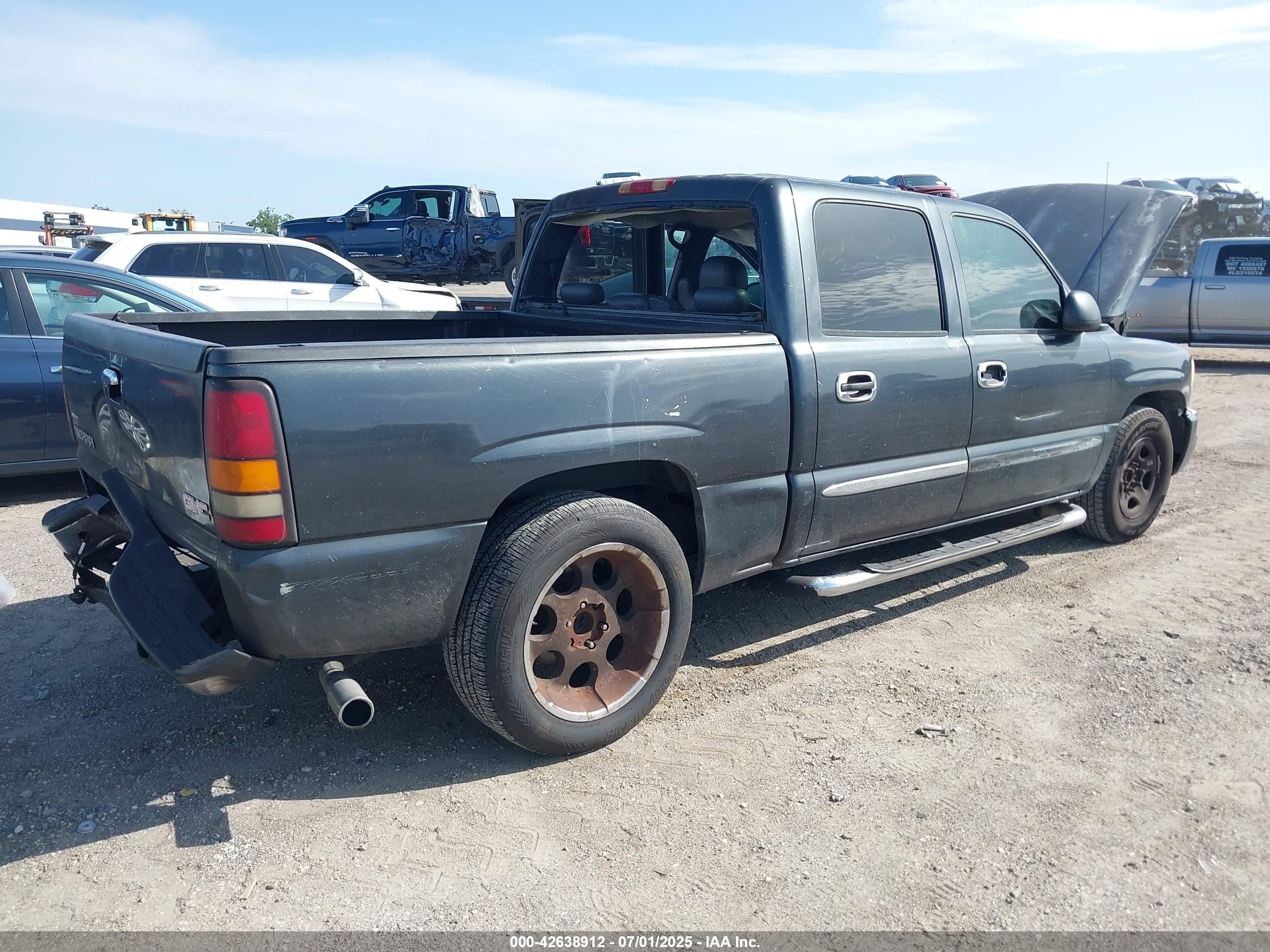 2004 Gmc Sierra 1500 Slt Gray vin: 2GTEC13T941319903