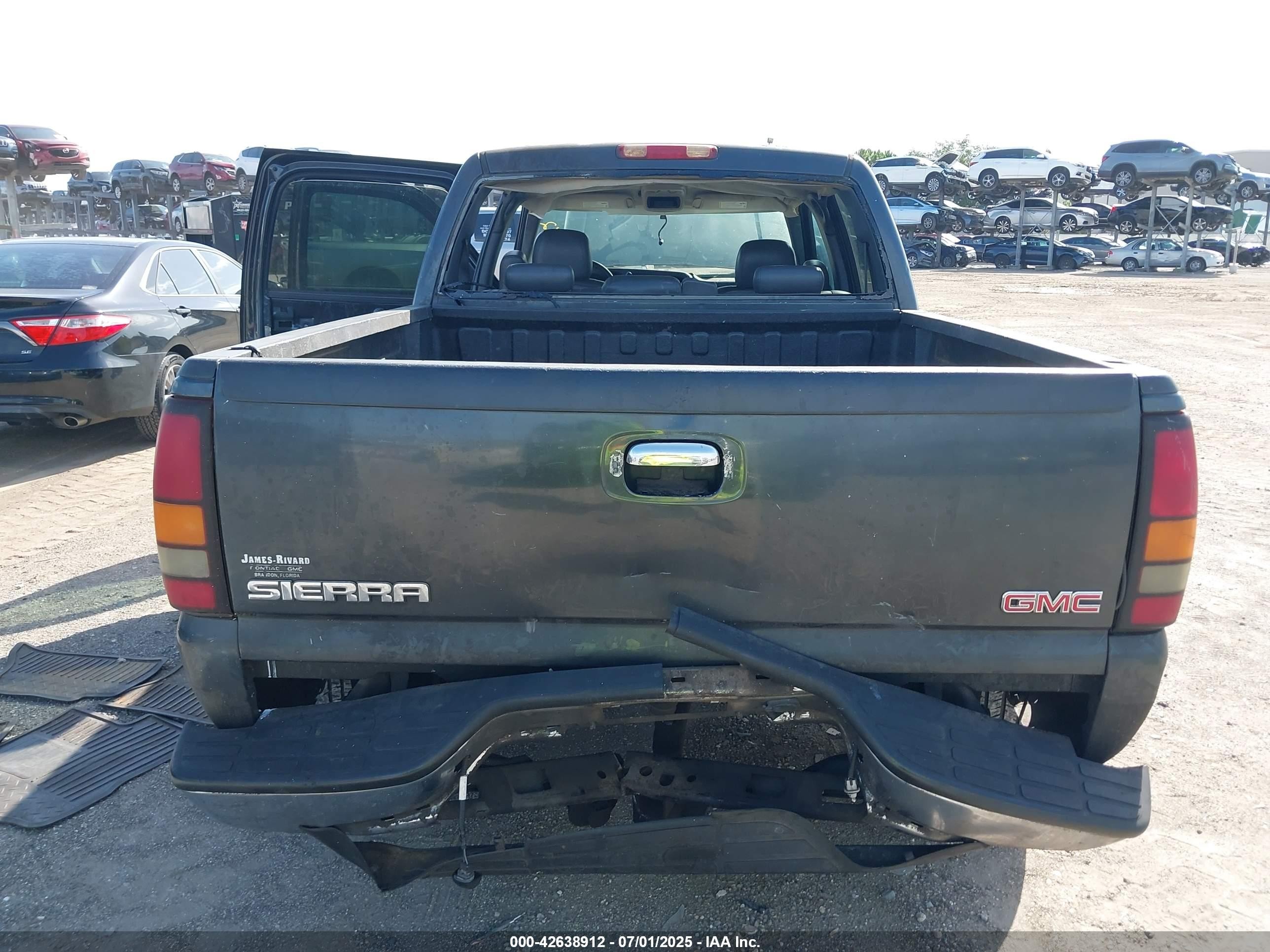 2004 Gmc Sierra 1500 Slt Gray vin: 2GTEC13T941319903
