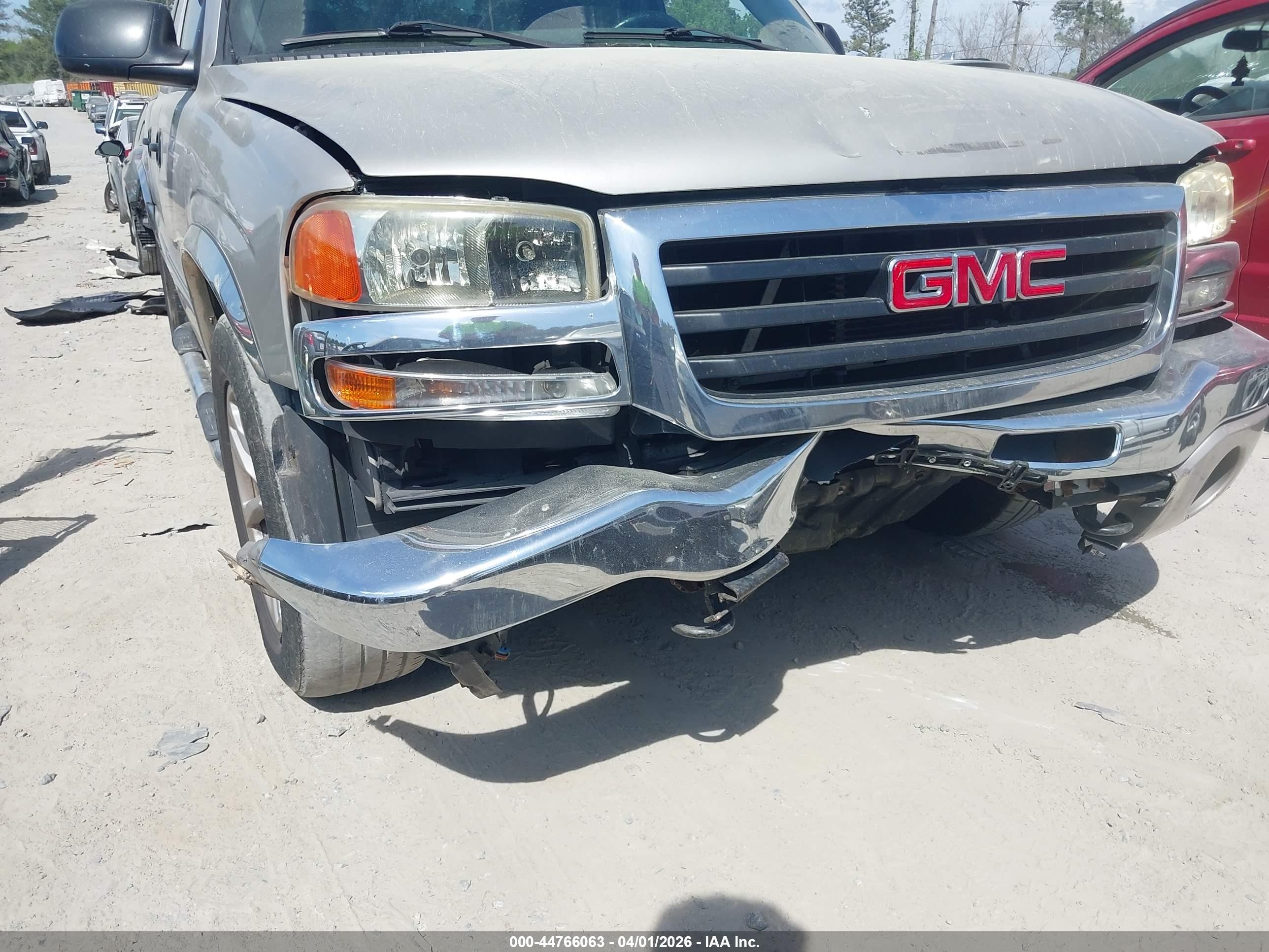 2004 Gmc Sierra 1500 Sle Silver vin: 2GTEC13TX41298141