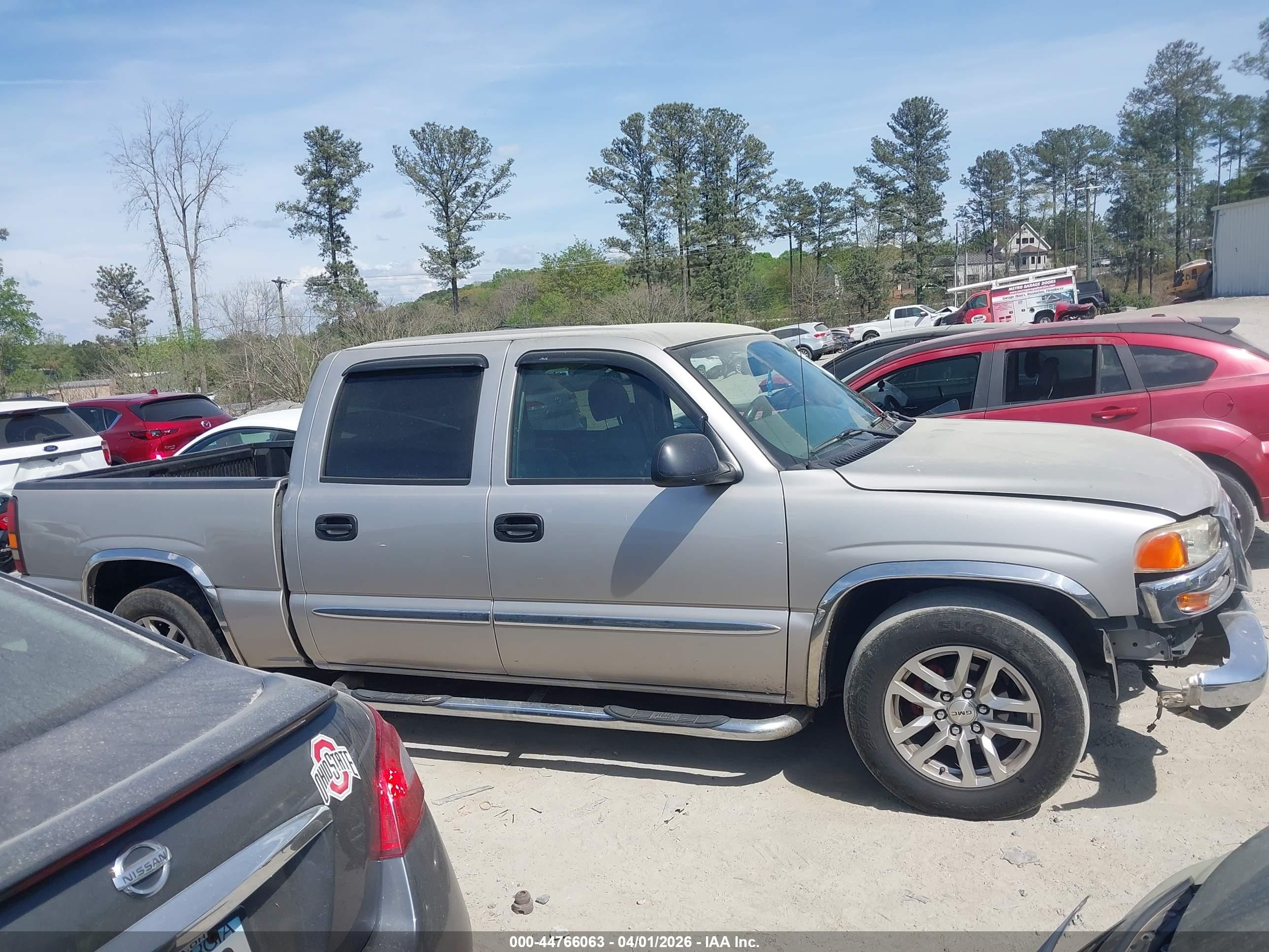 2004 Gmc Sierra 1500 Sle Silver vin: 2GTEC13TX41298141
