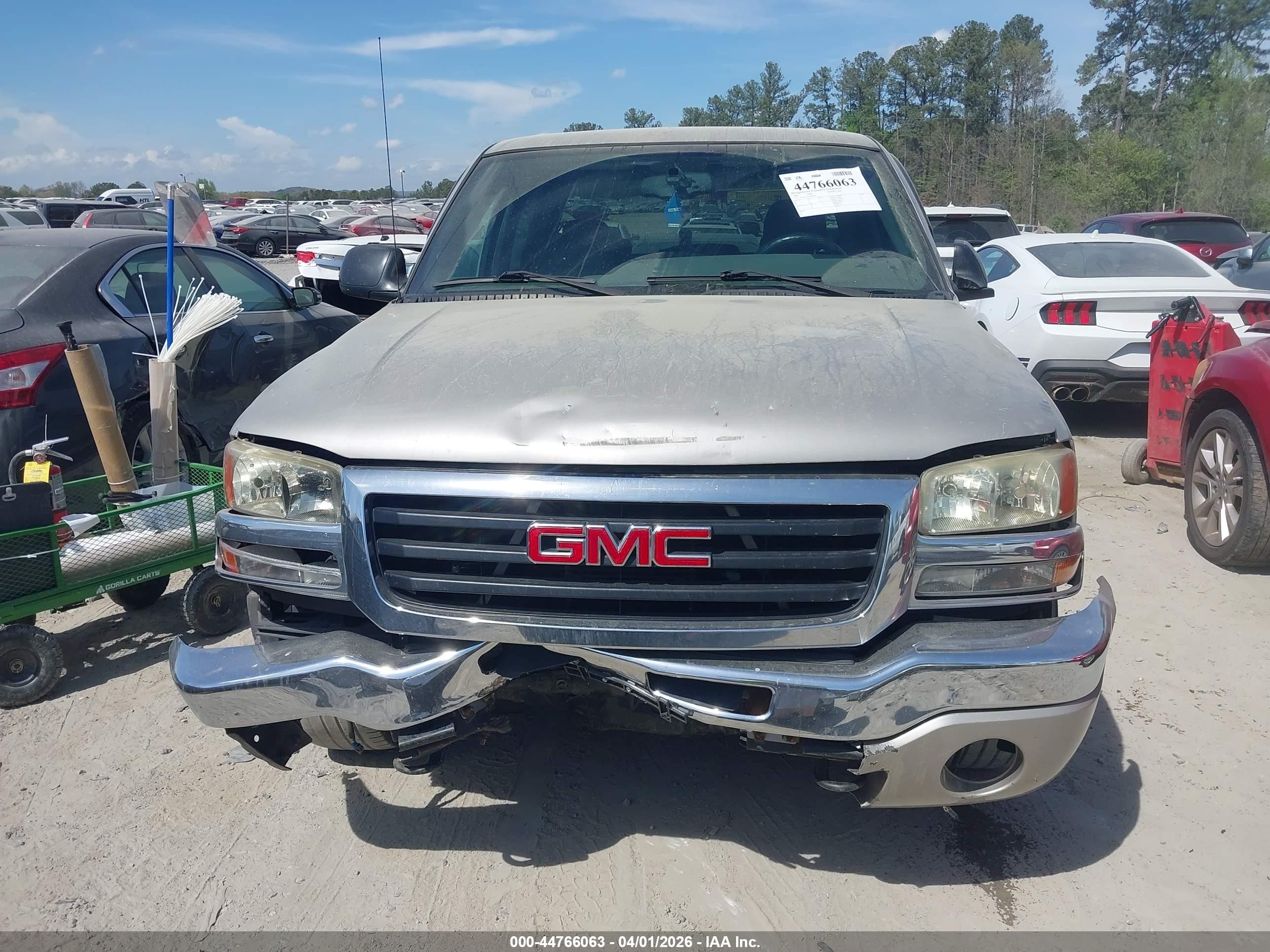 2004 Gmc Sierra 1500 Sle Silver vin: 2GTEC13TX41298141
