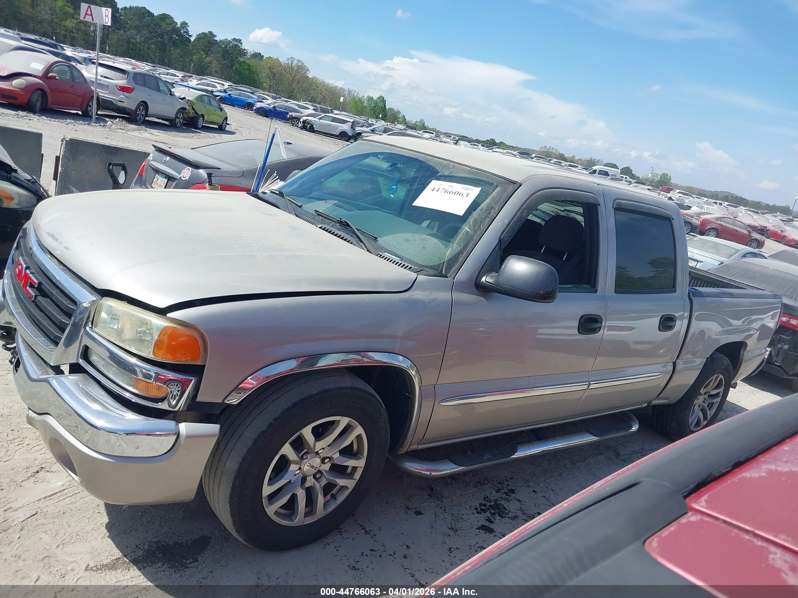 2004 Gmc Sierra 1500 Sle Silver vin: 2GTEC13TX41298141
