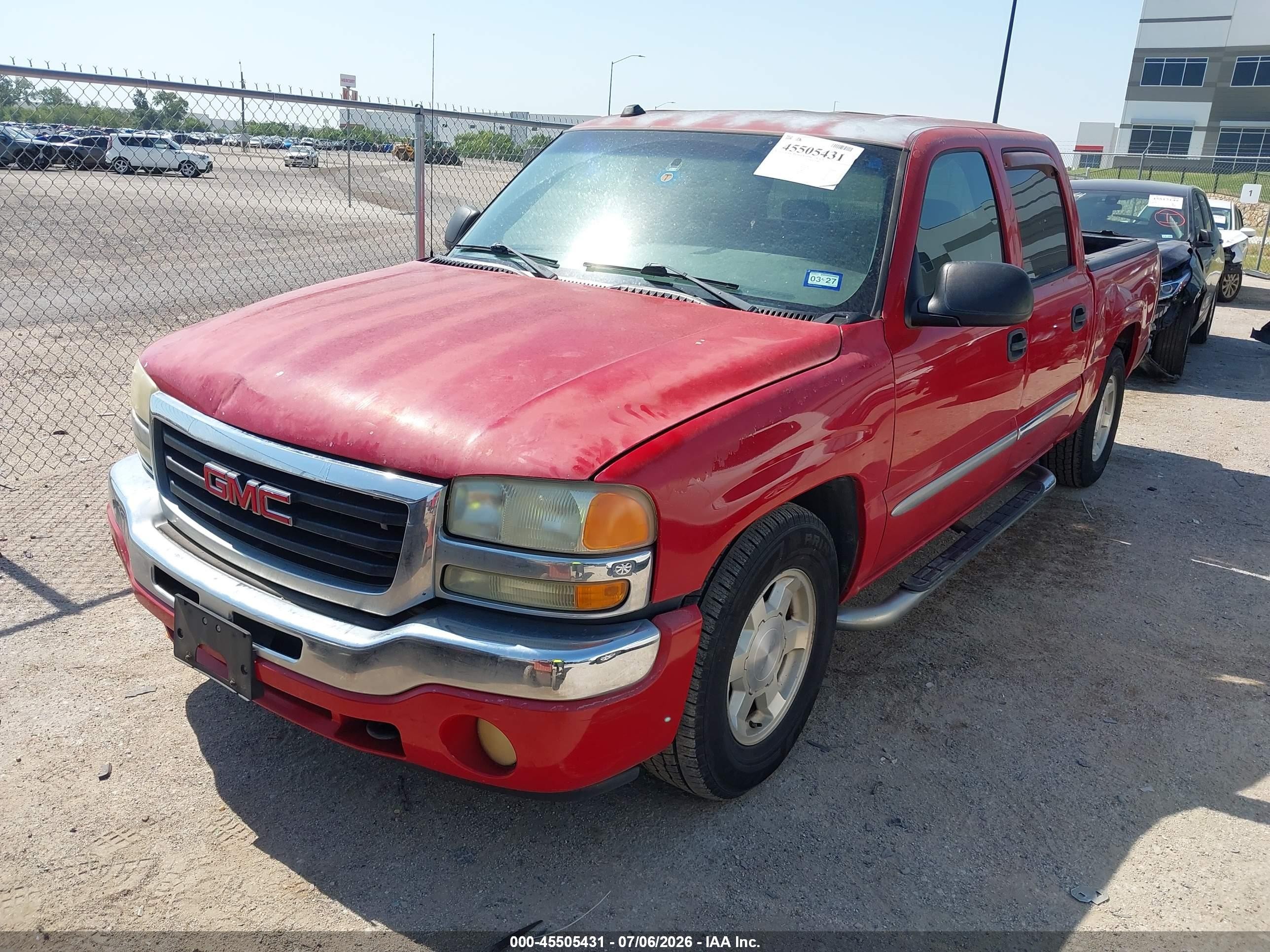 2005 Gmc Sierra 1500 Sle Red vin: 2GTEC13TX51214479