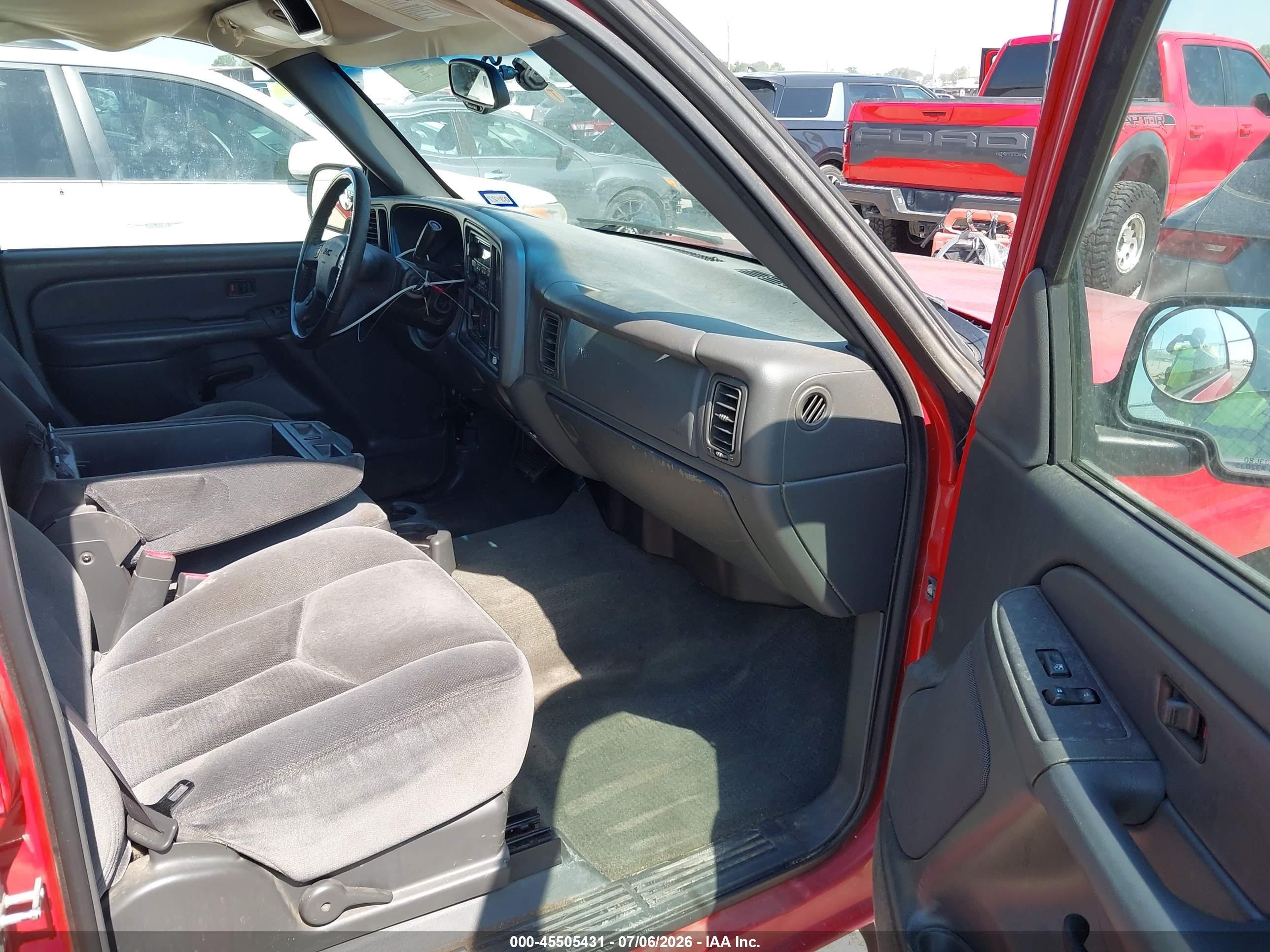 2005 Gmc Sierra 1500 Sle Red vin: 2GTEC13TX51214479