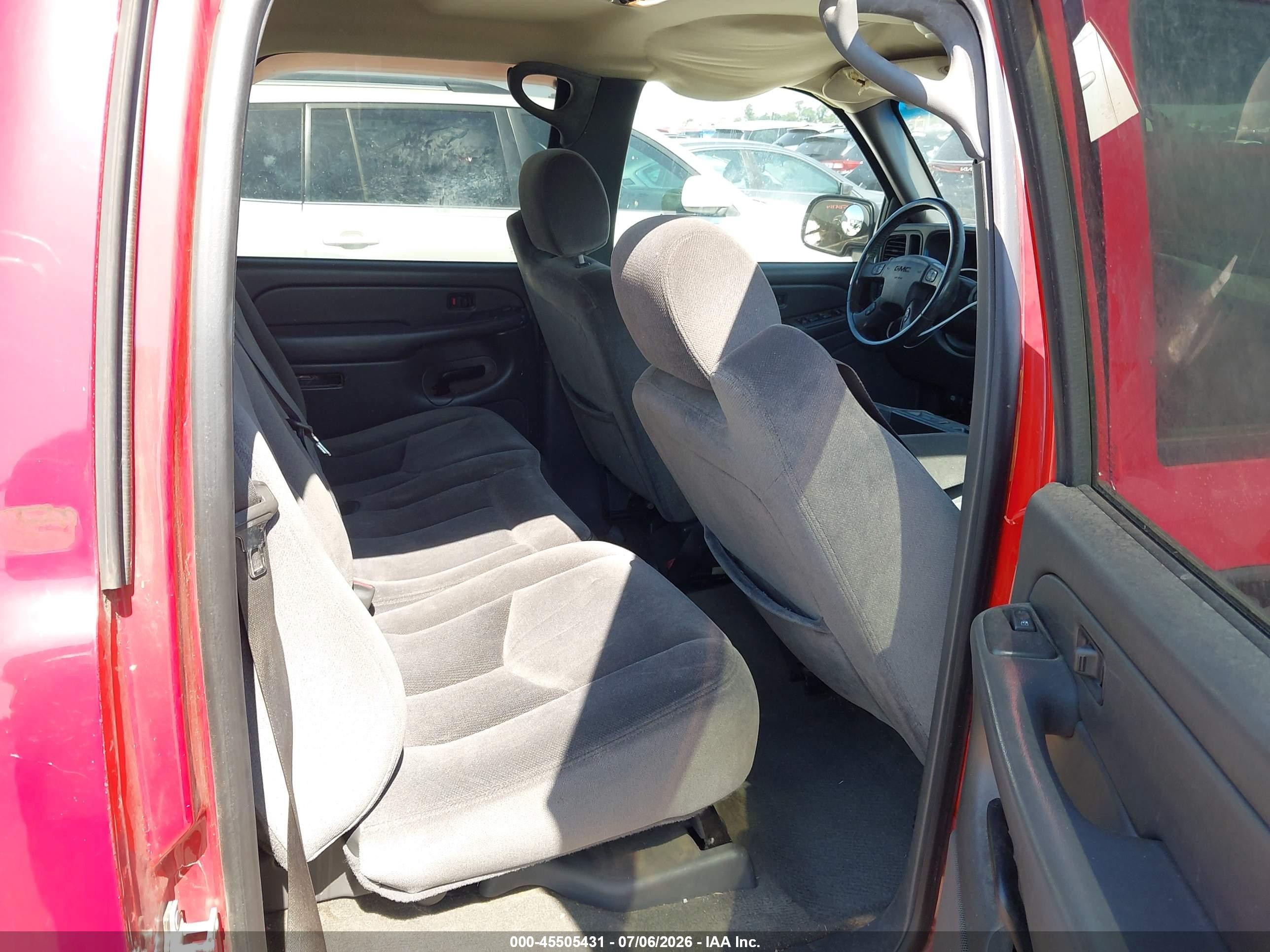 2005 Gmc Sierra 1500 Sle Red vin: 2GTEC13TX51214479