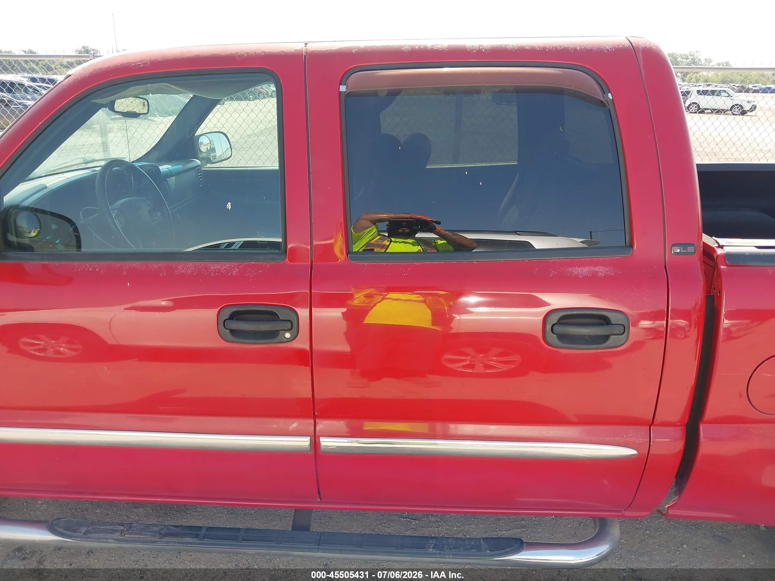 2005 Gmc Sierra 1500 Sle Red vin: 2GTEC13TX51214479