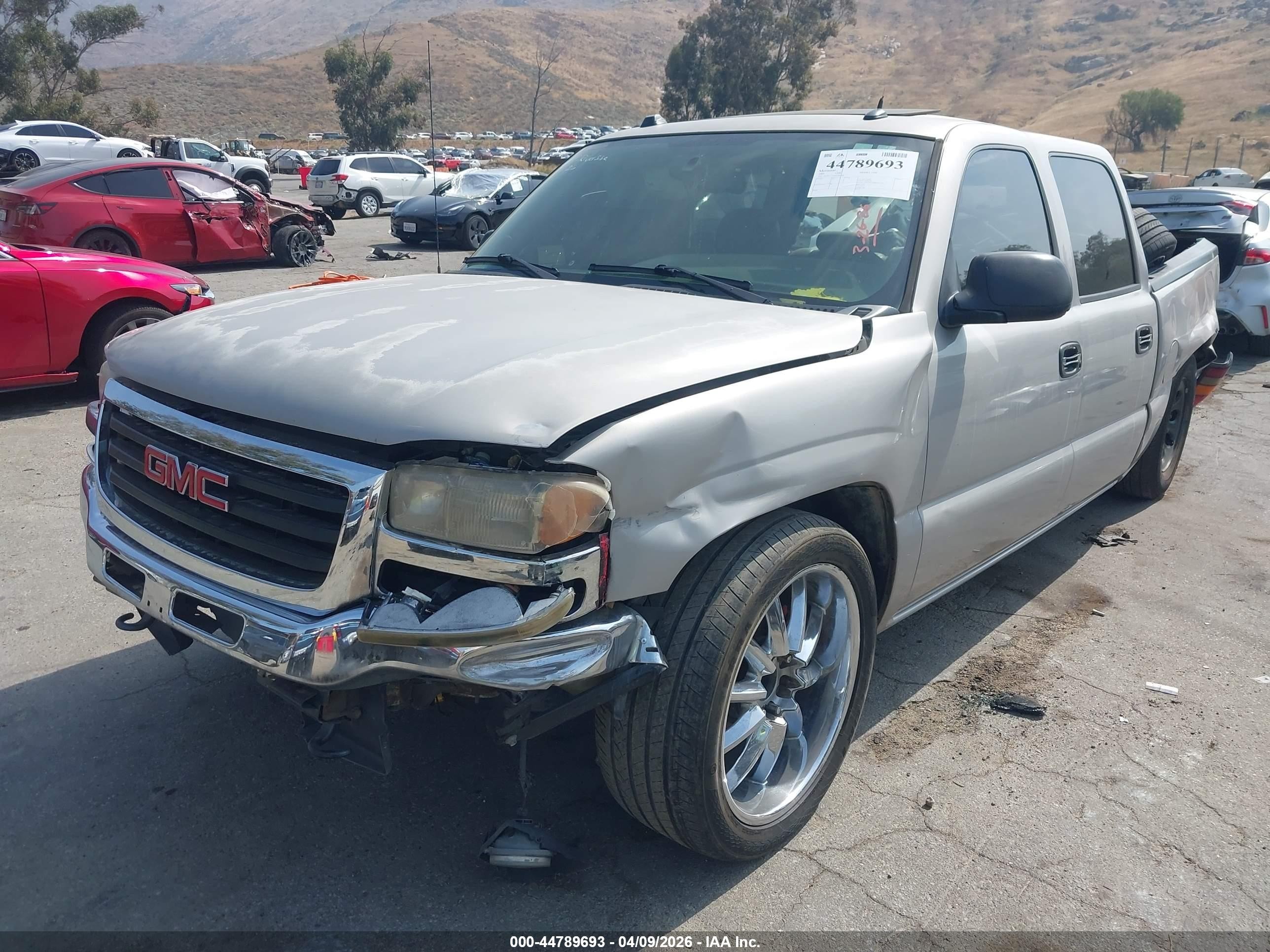2005 Gmc Sierra 1500 Slt Silver vin: 2GTEC13TX51282880