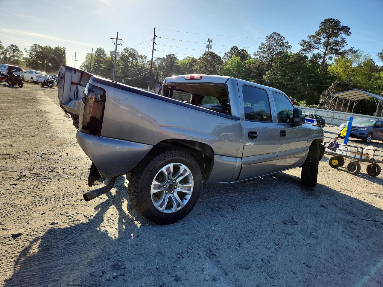 2006 Gmc New Sierra C1500 Gray vin: 2GTEC13TX61120135