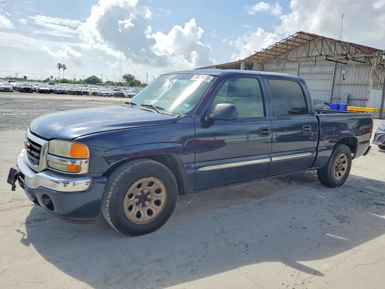 2007 Gmc New Sierra C1500 Blue vin: 2GTEC13V071179570