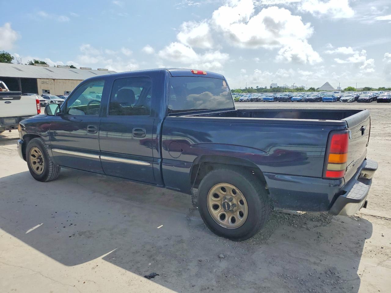 2007 Gmc New Sierra C1500 Blue vin: 2GTEC13V071179570