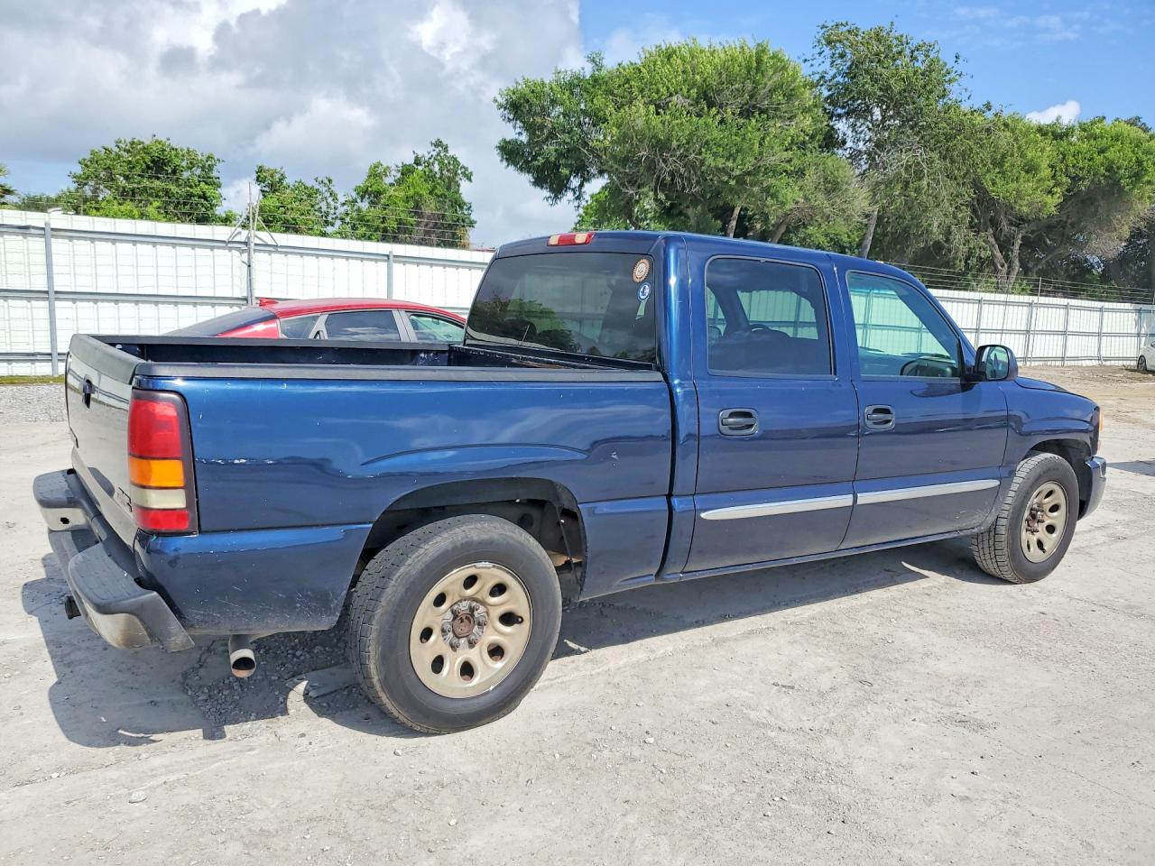 2007 Gmc New Sierra C1500 Blue vin: 2GTEC13V071179570