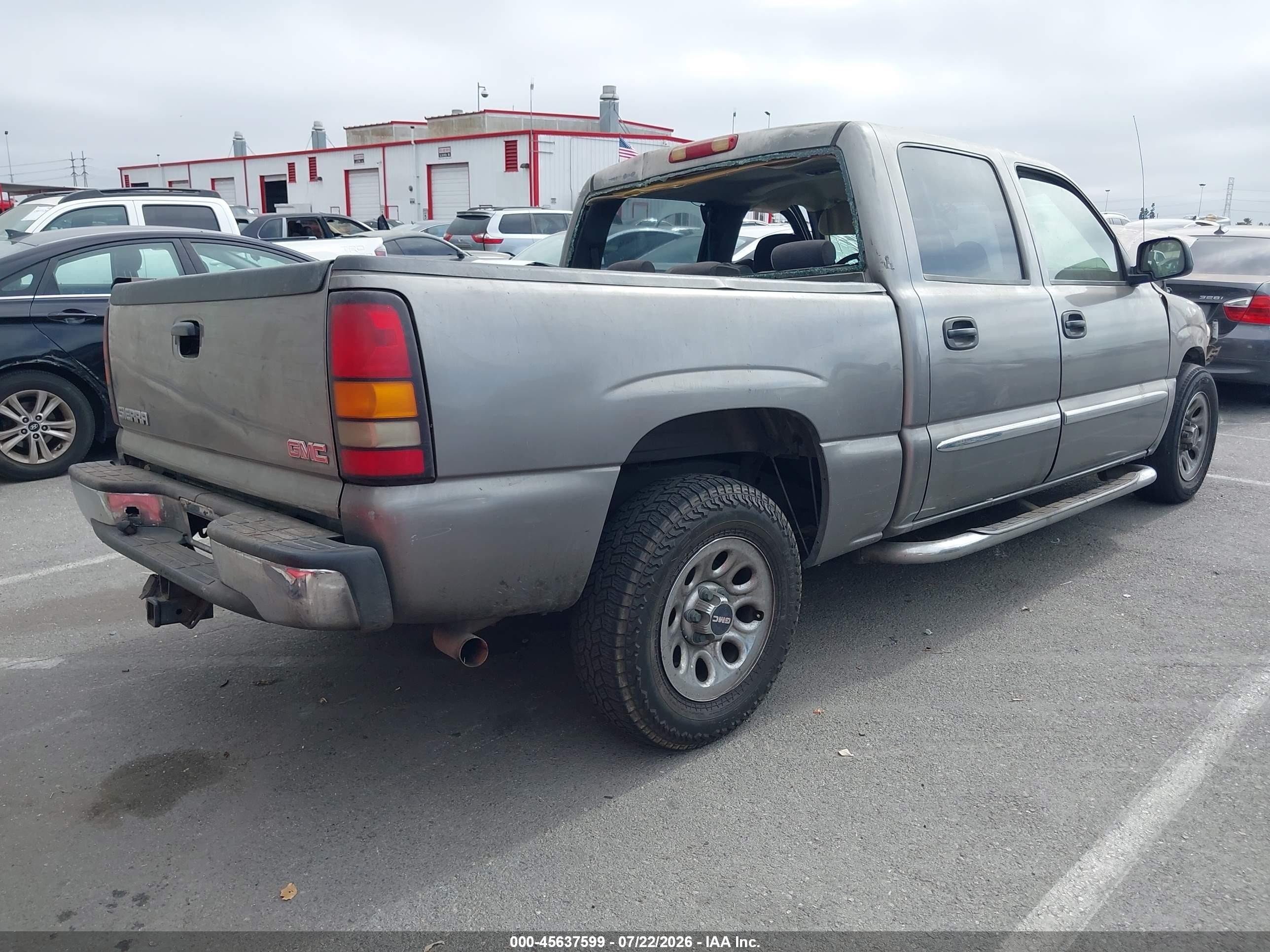 2006 Gmc Sierra 1500 Sl Gray vin: 2GTEC13V261218237
