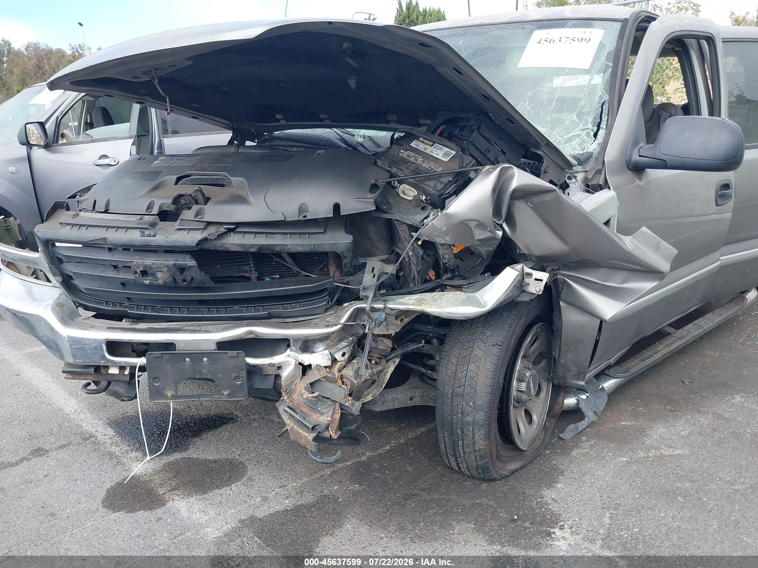 2006 Gmc Sierra 1500 Sl Gray vin: 2GTEC13V261218237