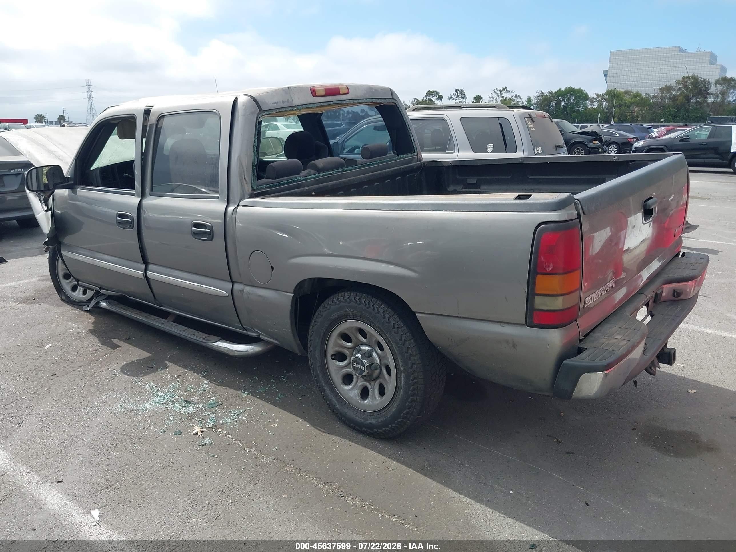 2006 Gmc Sierra 1500 Sl Gray vin: 2GTEC13V261218237