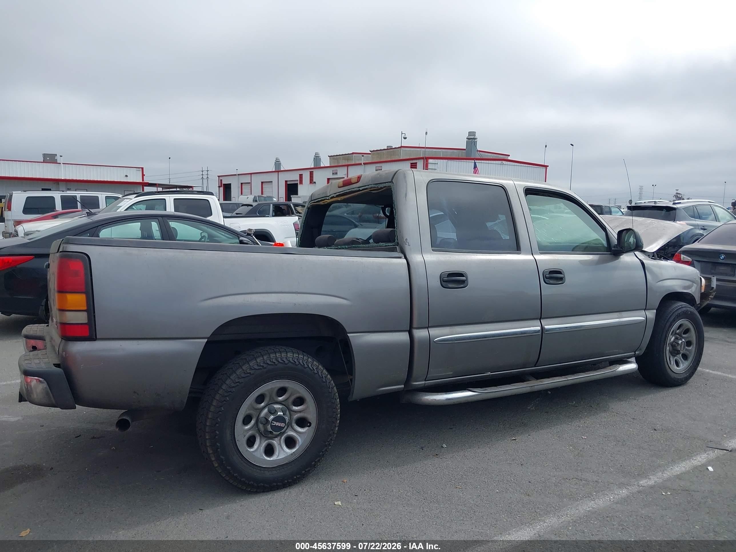 2006 Gmc Sierra 1500 Sl Gray vin: 2GTEC13V261218237