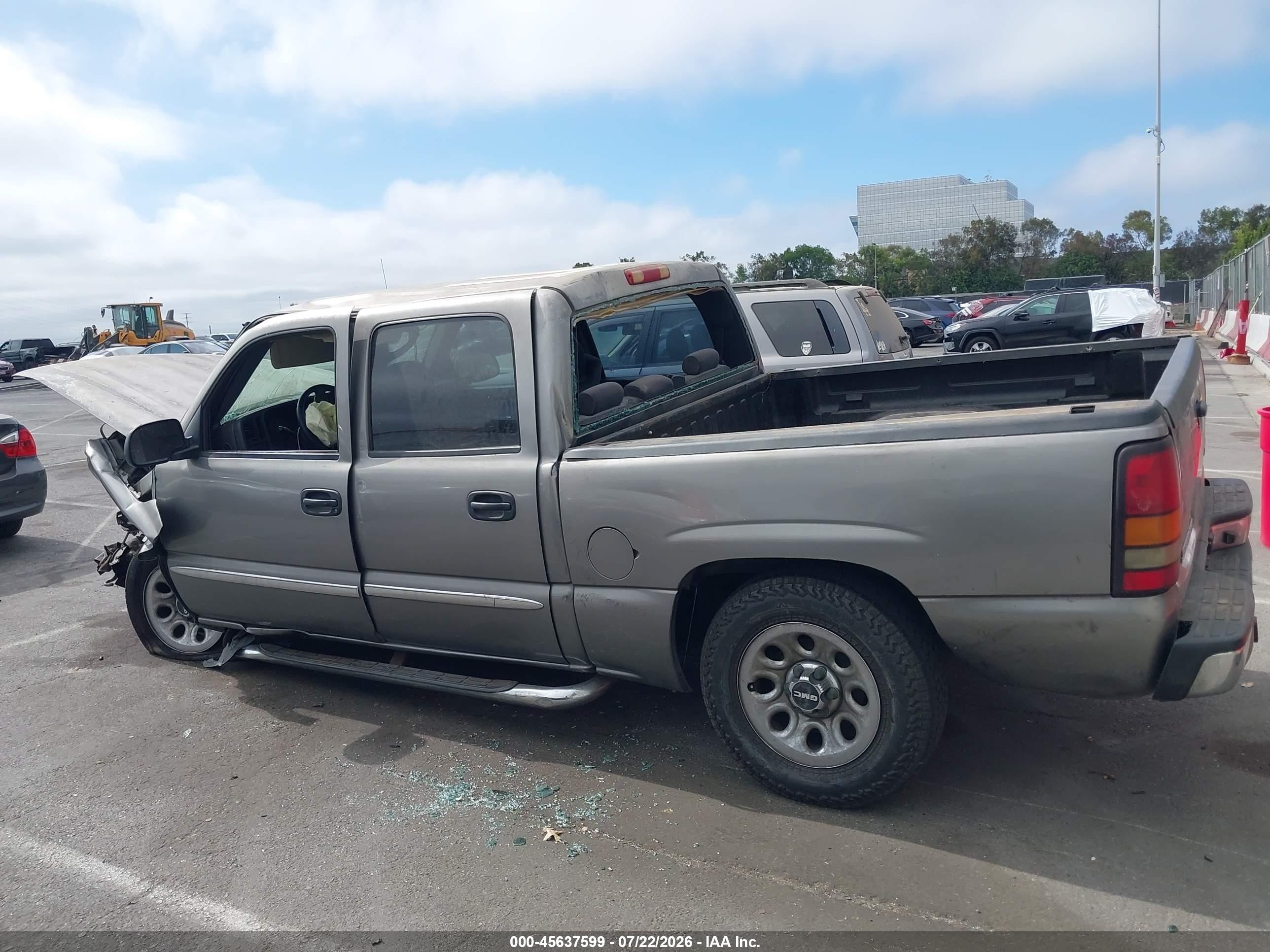 2006 Gmc Sierra 1500 Sl Gray vin: 2GTEC13V261218237