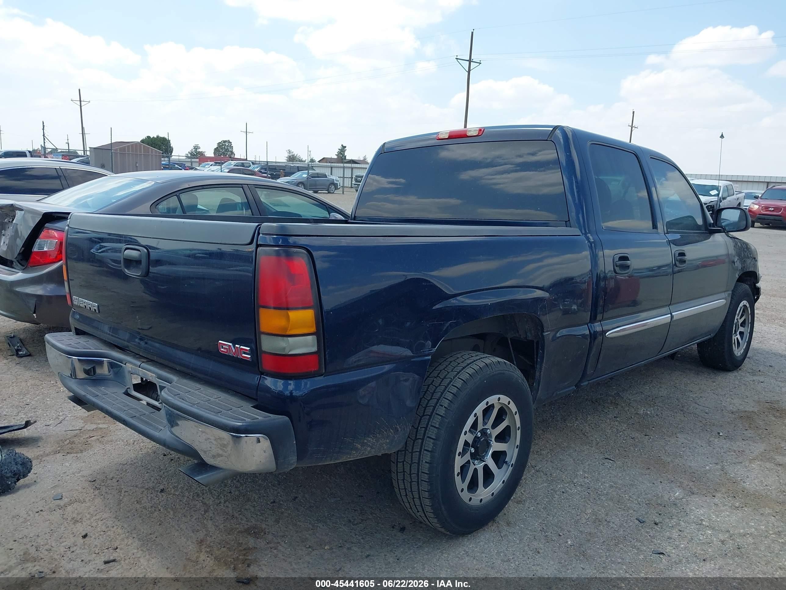 2006 Gmc Sierra 1500 Sl Navy vin: 2GTEC13V361342680